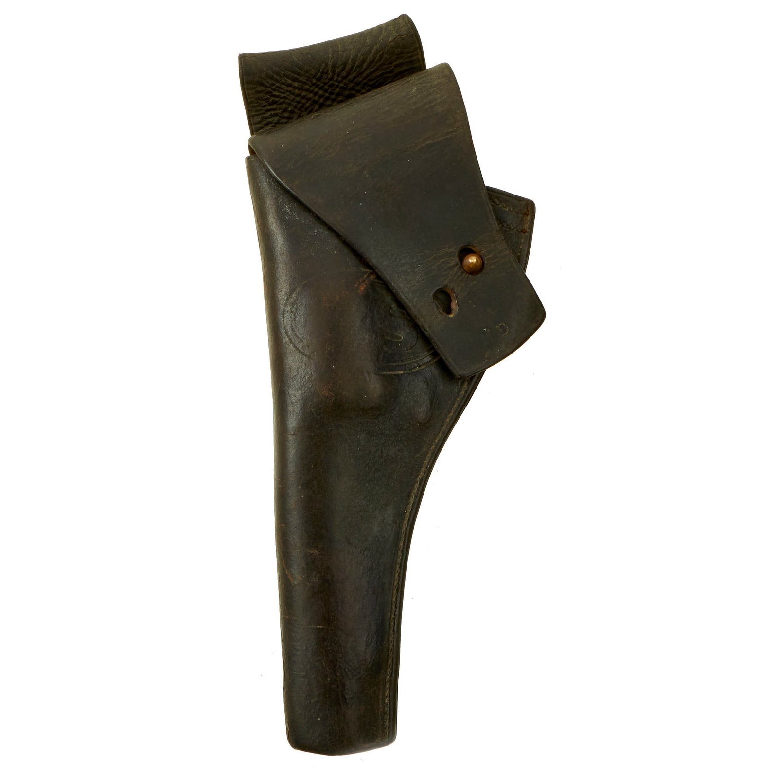 Buy Original U.S. Spanish American War M-1892 Holster for Colt .38 Long Revolver by Lanz Owen & Co With M1896 Belt Loop Alteration | Original Firearms Antique For Sale