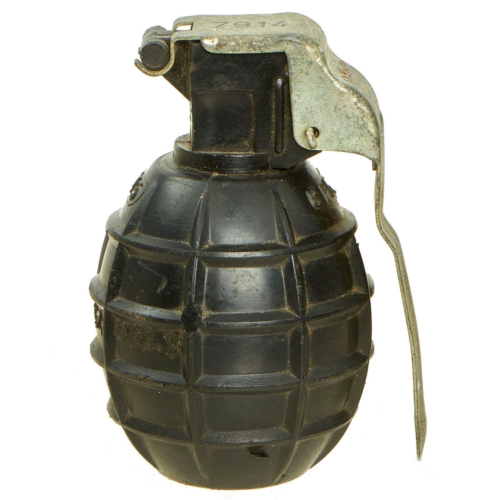 Buy Original Bosnian Conflict Yugoslavian / Serbian M75 Defensive Plastic Inert Hand Grenade - БР.М 75 | Original Firearms Antique For Sale