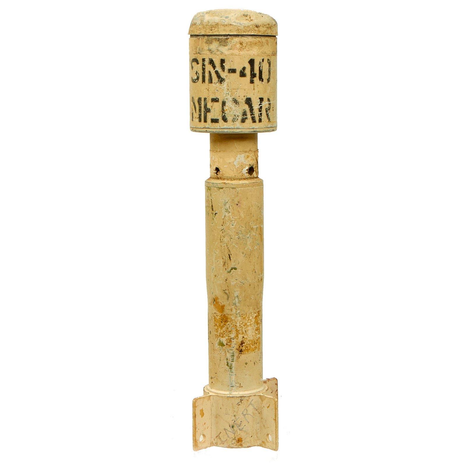 Buy Original Belgian Cold War Era 40mm BTU Rifle Grenade Signal Flare by Mecar - Inert | Original Firearms Antique For Sale