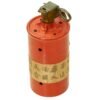 Buy Original Japanese 1960s Anpo Protest Era Inert Tear Gas Canister with Pro-Communist Propaganda Label | Original Firearms Antique For Sale