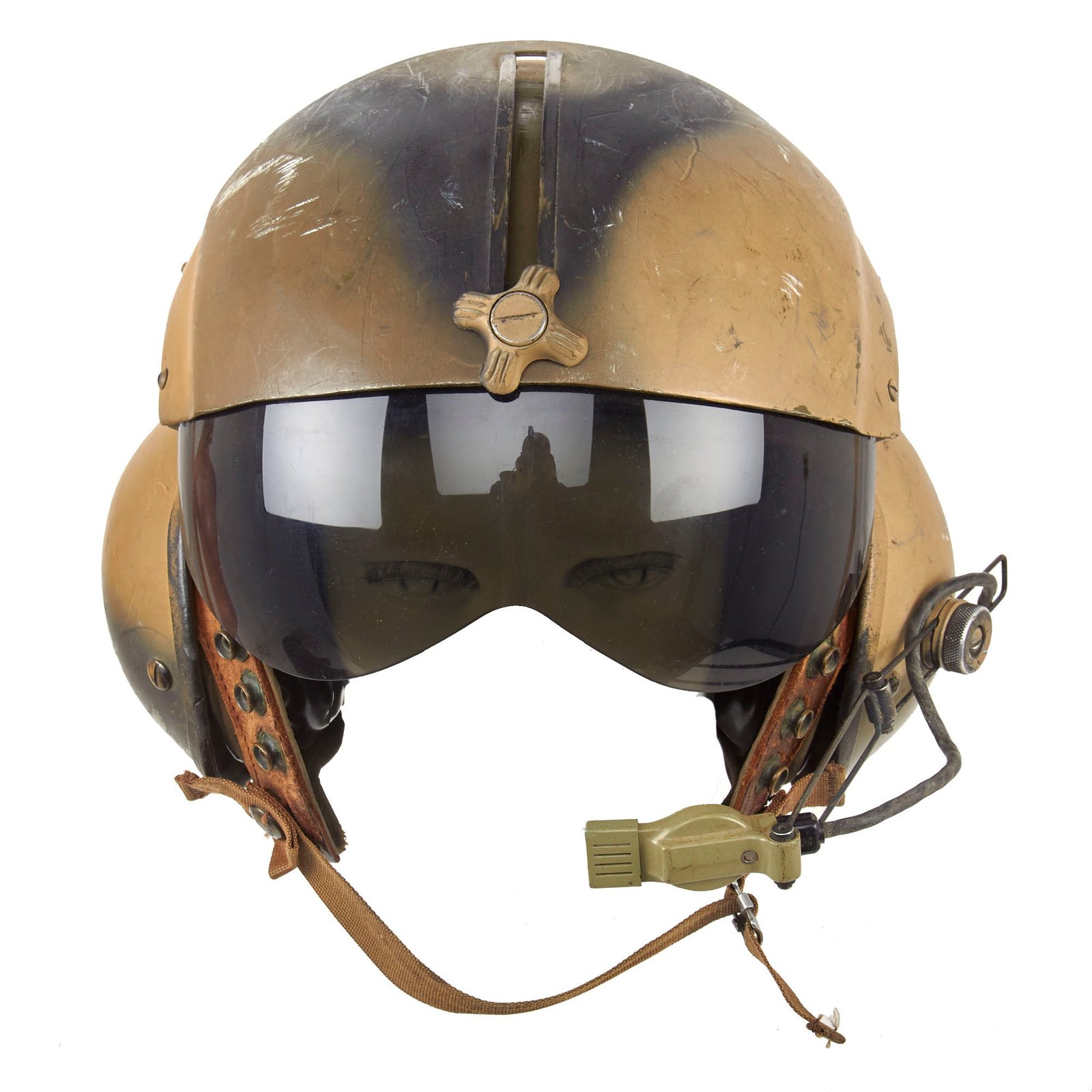 Buy Original U.S. Vietnam War “Jolly Green Giant” Sikorsky HH-3E Camouflage Style Helicopter Pilot Gentex SPH-4 Helmet Dated 1969 - Size Regular | Original Firearms Antique For Sale