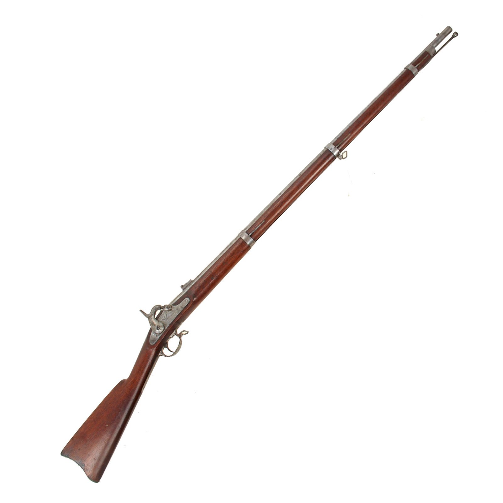 Buy Original U.S. Civil War Springfield Model 1861 Contract Rifled Musket by William Muir & Co. - Dated 1863 | Original Firearms Antique For Sale
