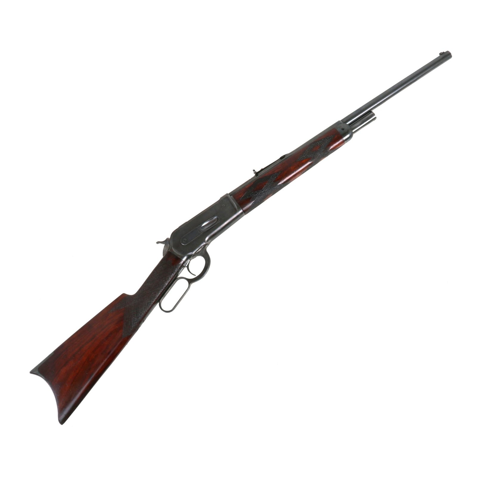 Buy Original U.S. Winchester Model 1886 .45-70 Sporting Rifle with 22" Half-Octagon Barrel & Shortened Magazine made in 1888 - Serial 12423 | Original Firearms Antique For Sale