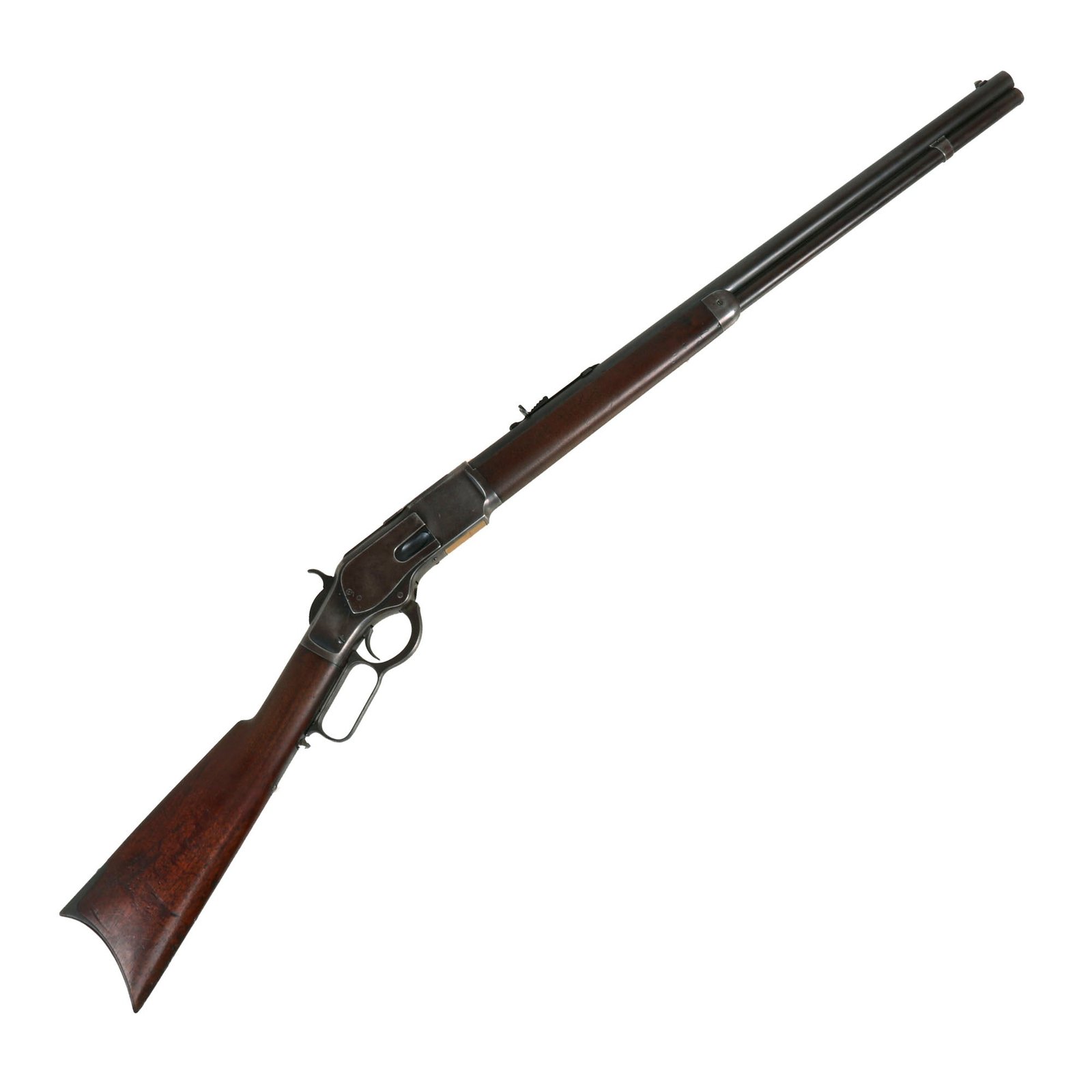 Buy Original U.S. Winchester Model 1873 .44-40 Repeating Rifle with Heavy Round Barrel made in 1884 - Serial 158867A | Original Firearms Antique For Sale