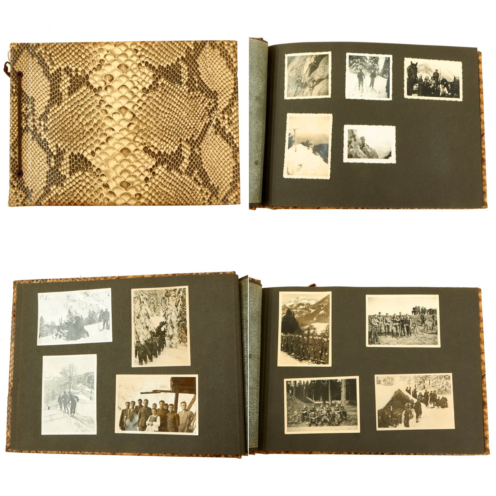 Buy Original German WWII Heer Army Gebirgsjäger Mountain Trooper Personal Photo Album - 52 Photos | Original Firearms Antique For Sale