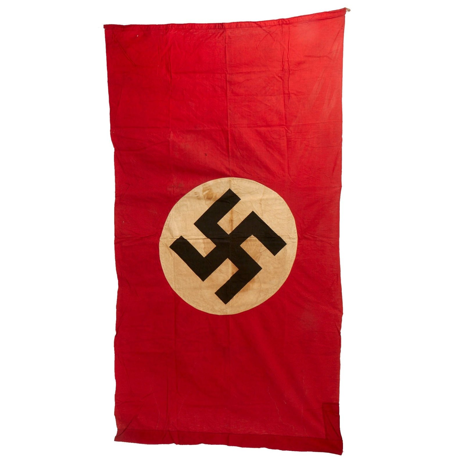 Buy Original German WWII NSDAP Large Double Sided National Political Banner Flag - 90" × 48" | Original Firearms Antique For Sale