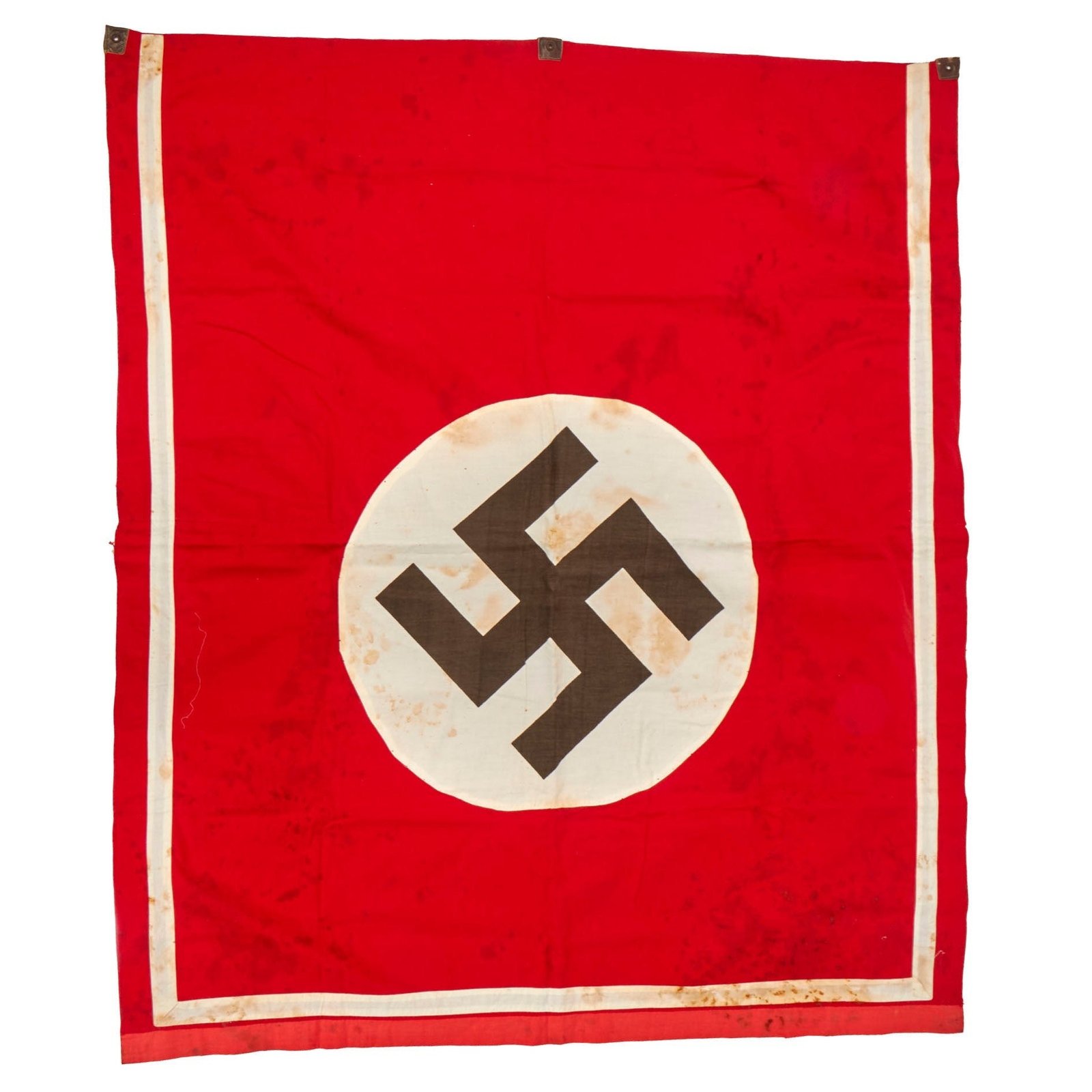 Buy Original German WWII NSDAP National Socialist Party Podium Banner - 53" x 45" | Original Firearms Antique For Sale