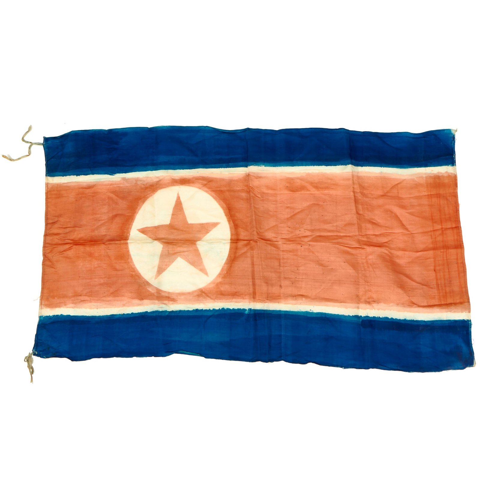 Buy Original U.S. Korean War Captured Flag of North Korea - 51” x 28” | Original Firearms Antique For Sale