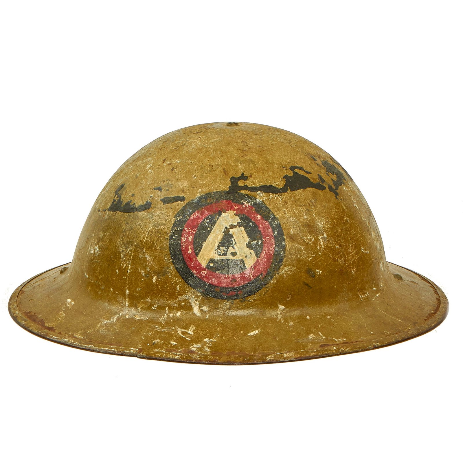 Buy Original U.S. WWI Named Third United States Army M1917 Doughboy Helmet - Complete | Original Firearms Antique For Sale