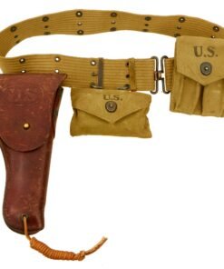 Buy Original U.S. WWII Officer M1936 Pistol Belt, M1911 Holster by Boyt, Magazine Pouch & First Aid Pouch WITH Box & Bandage | Original Firearms Antique For Sale