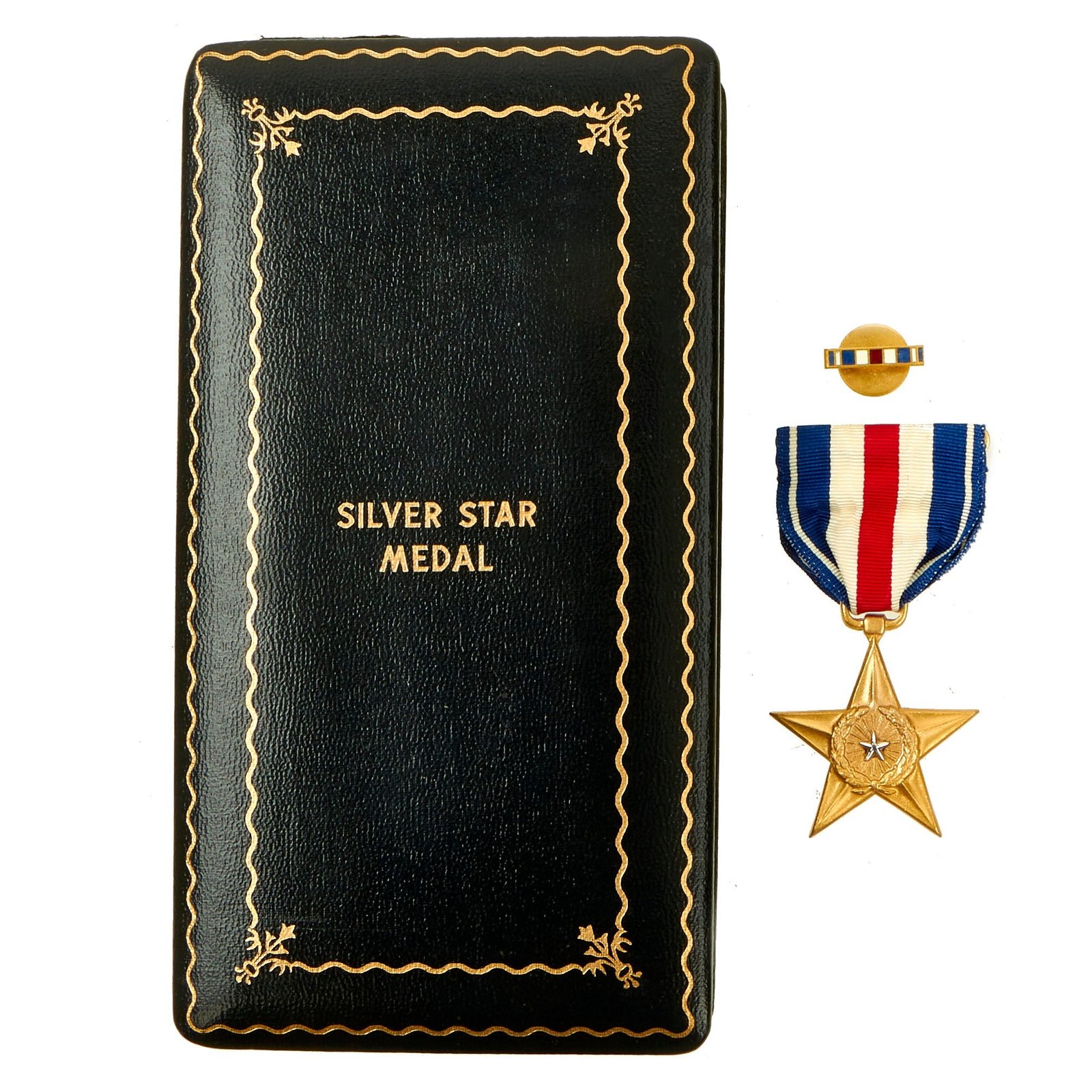 Buy Original U.S. WWII Cased Numbered Silver Star Set By Robbins Co. 1942 Contract - #74291 | Original Firearms Antique For Sale