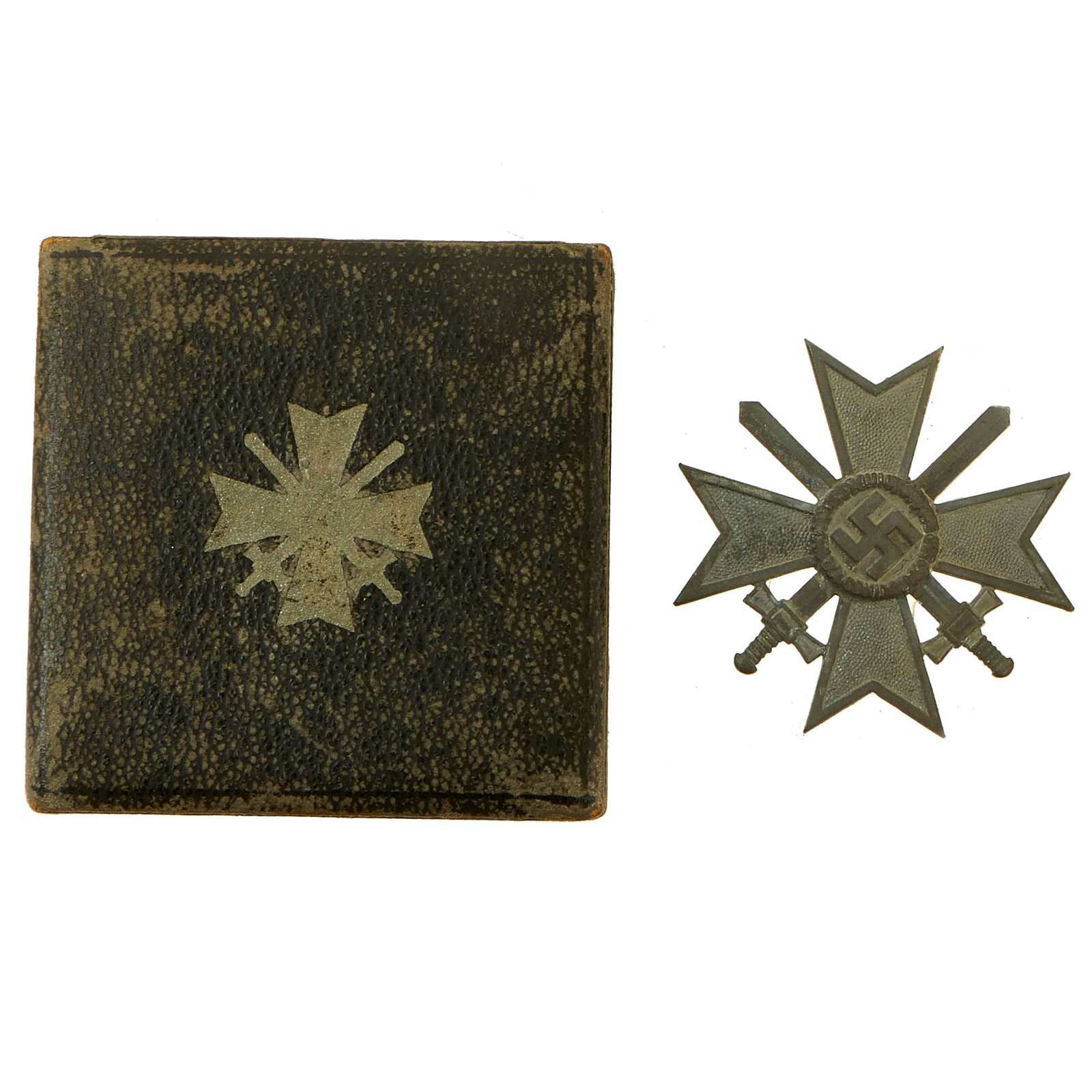 Buy Original German WWII Cased War Merit Cross KvK 1st Class with Swords by Steinhauer & Lück - Kriegsverdienstkreuz | Original Firearms Antique For Sale