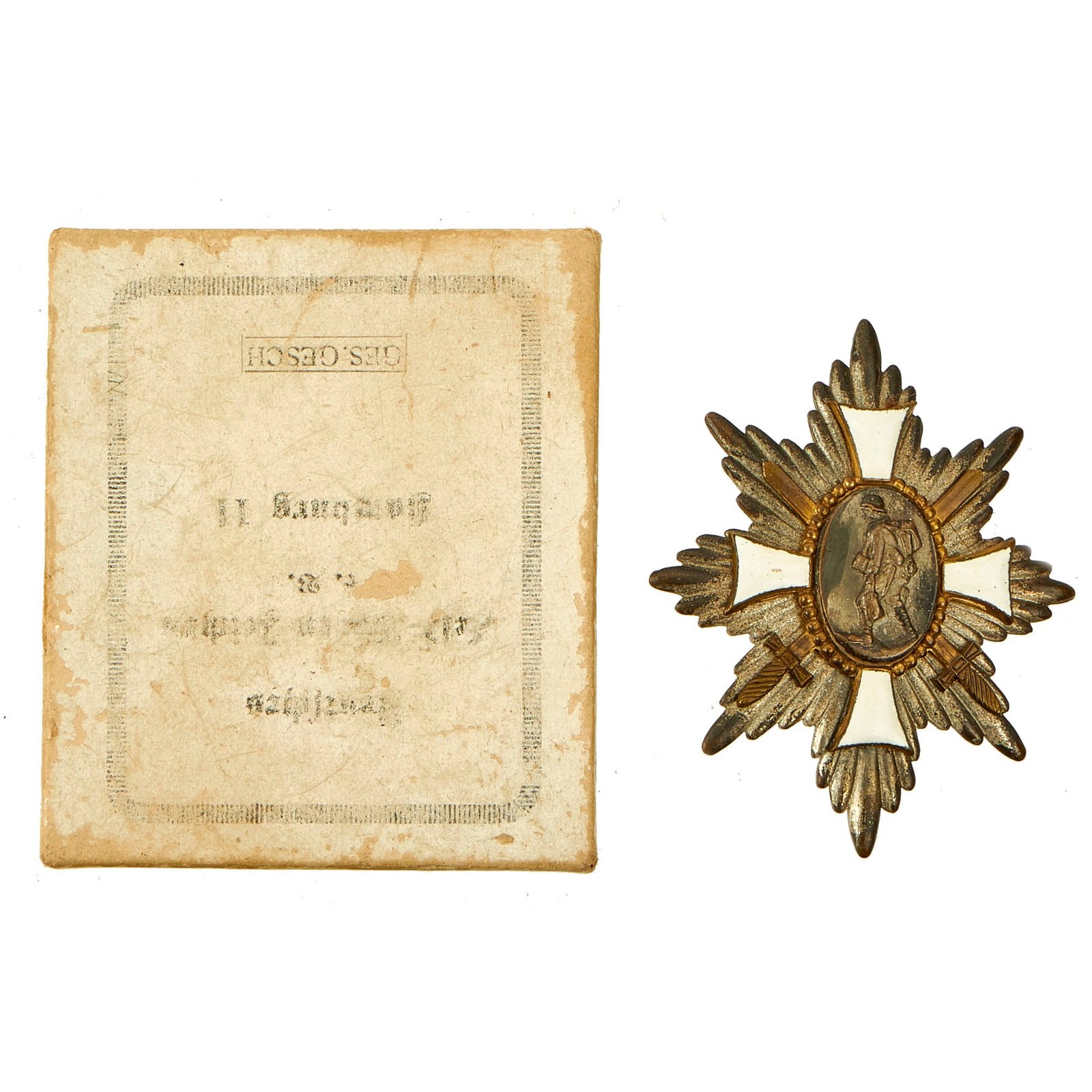 Buy Original Imperial German WWI Hamburg Veteran’s Honor Cross - “Hamburg Kreuz | Original Firearms Antique For Sale
