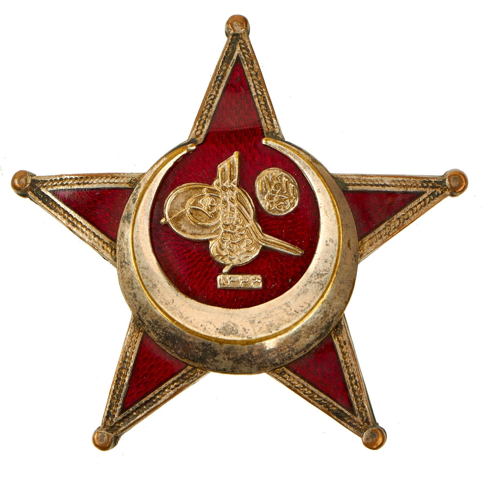 Buy Original Turkish WWI Gallipoli Star Ottoman War Medal by B.B.&.Co - “Iron Crescent” | Original Firearms Antique For Sale