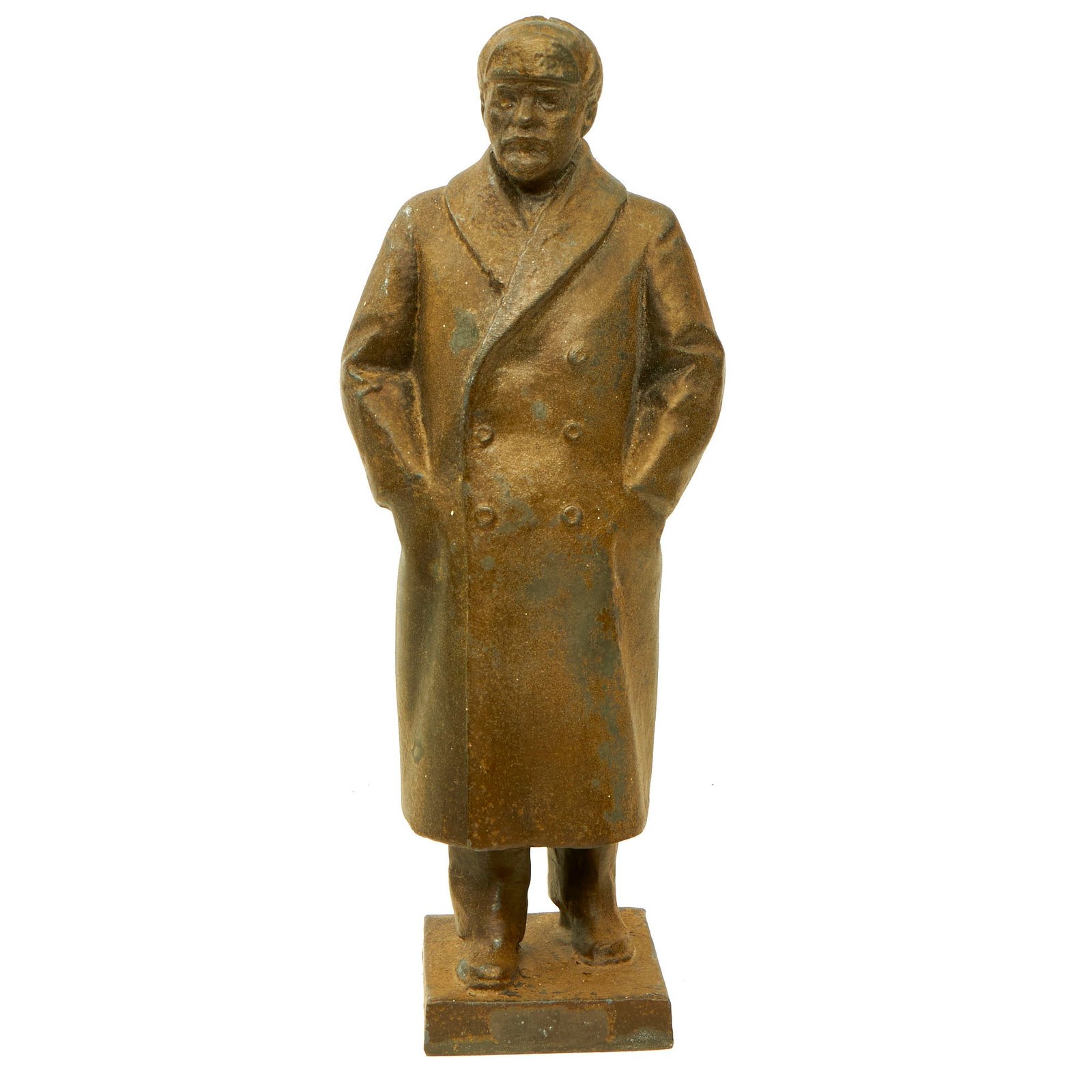 Buy Original Soviet Union Cold War Era Bronze Statue of Vladimir Lenin by Baltayan - Dated 1970 | Original Firearms Antique For Sale
