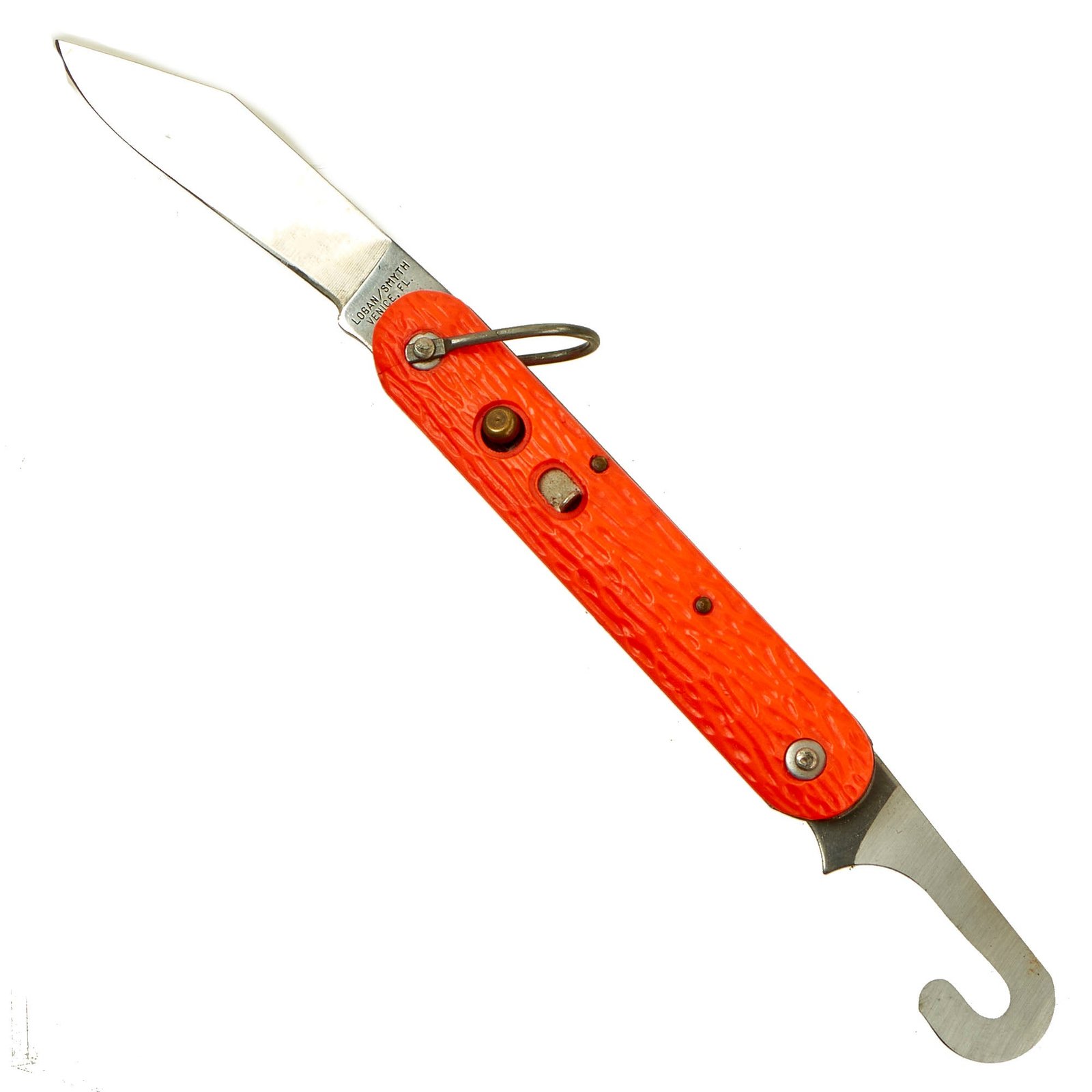 Buy Original U.S. Vietnam War Era Airborne Paratrooper / Pilot Knife with Cord Cutter by Logan/Smyth | Original Firearms Antique For Sale