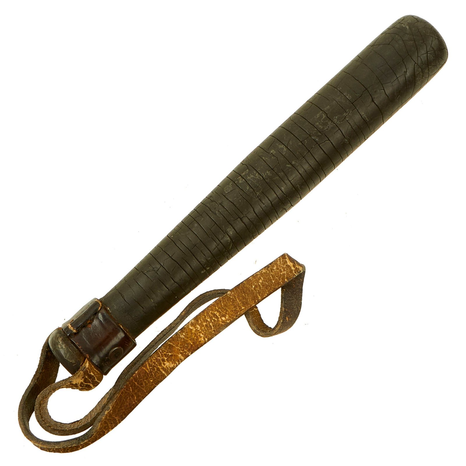 Buy Original British WWI Ringed Leather Lead Filled Trench Raiding Club Truncheon - From Personal Collection David Machnicki Author of At Arm's Length Series | Original Firearms Antique For Sale