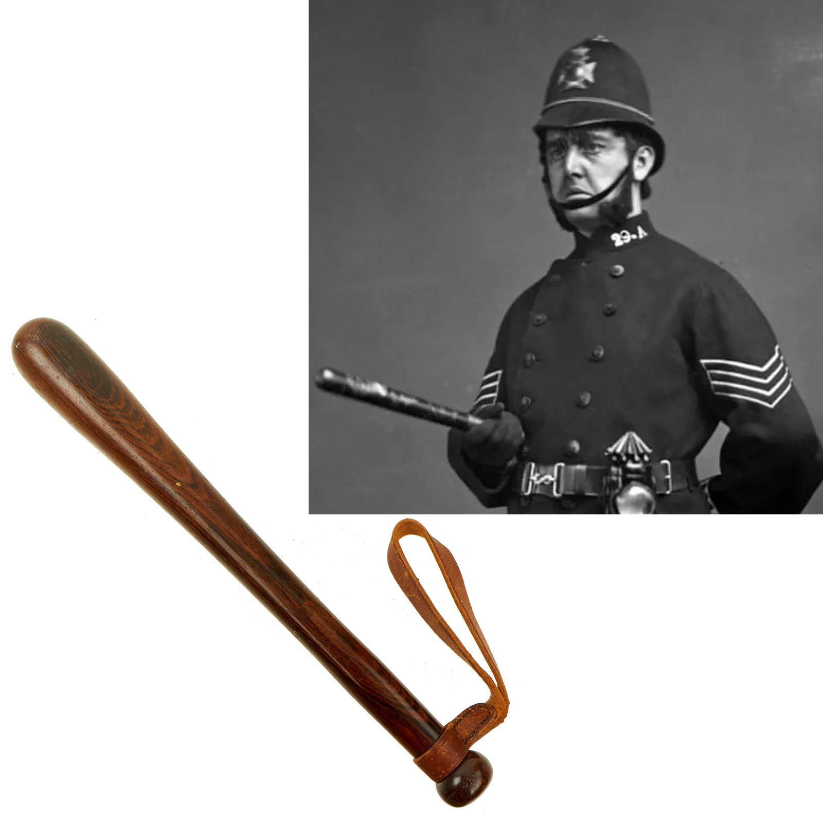 Buy Original British Early 19th Century Police Club Truncheon - From Personal Collection David Machnicki Author of At Arm's Length Series | Original Firearms Antique For Sale
