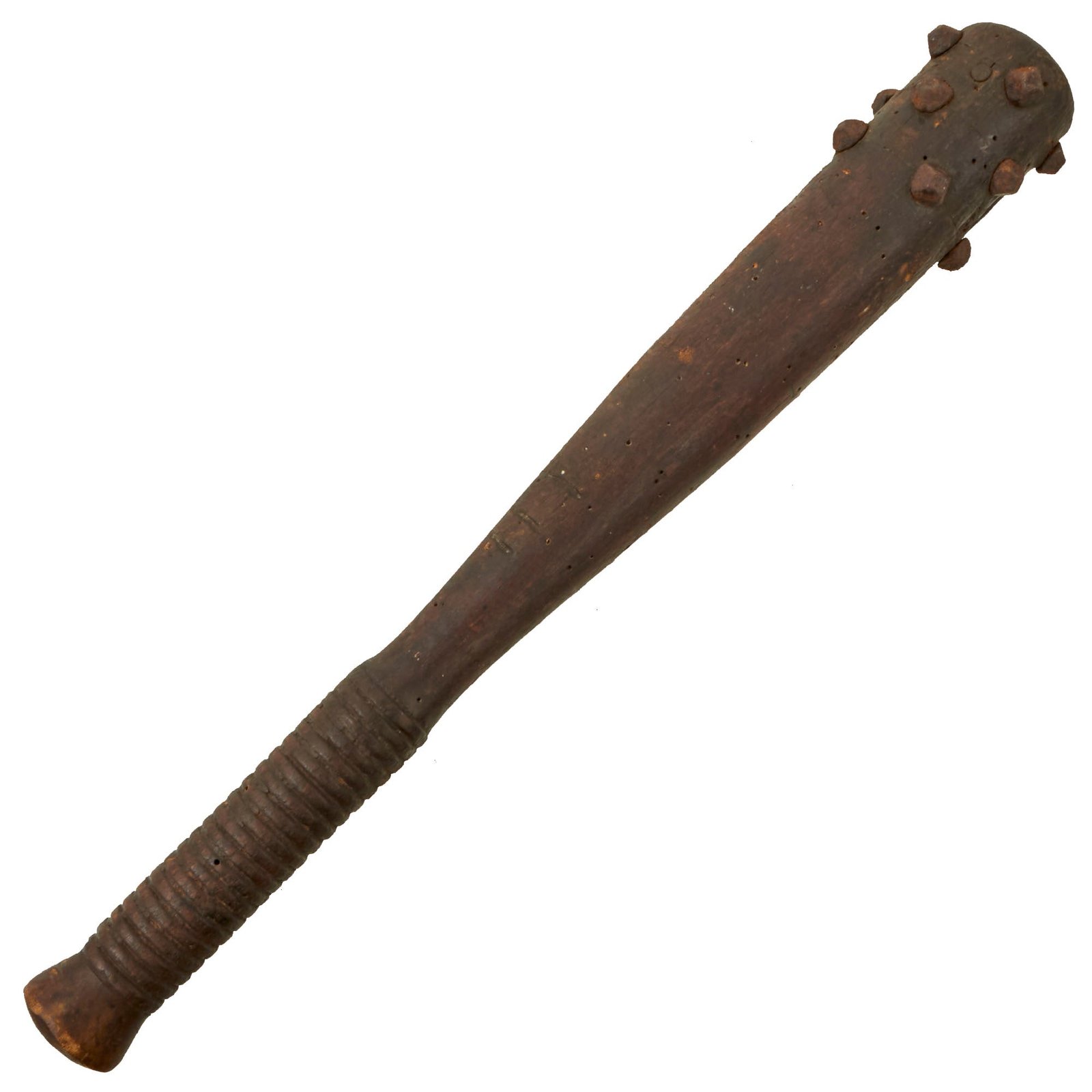 Buy Original British WWI Lead Core Trench Raiding Club With Hobnail Studded End - Collection of David F. Machnicki Author of At Arm's Length Series | Original Firearms Antique For Sale