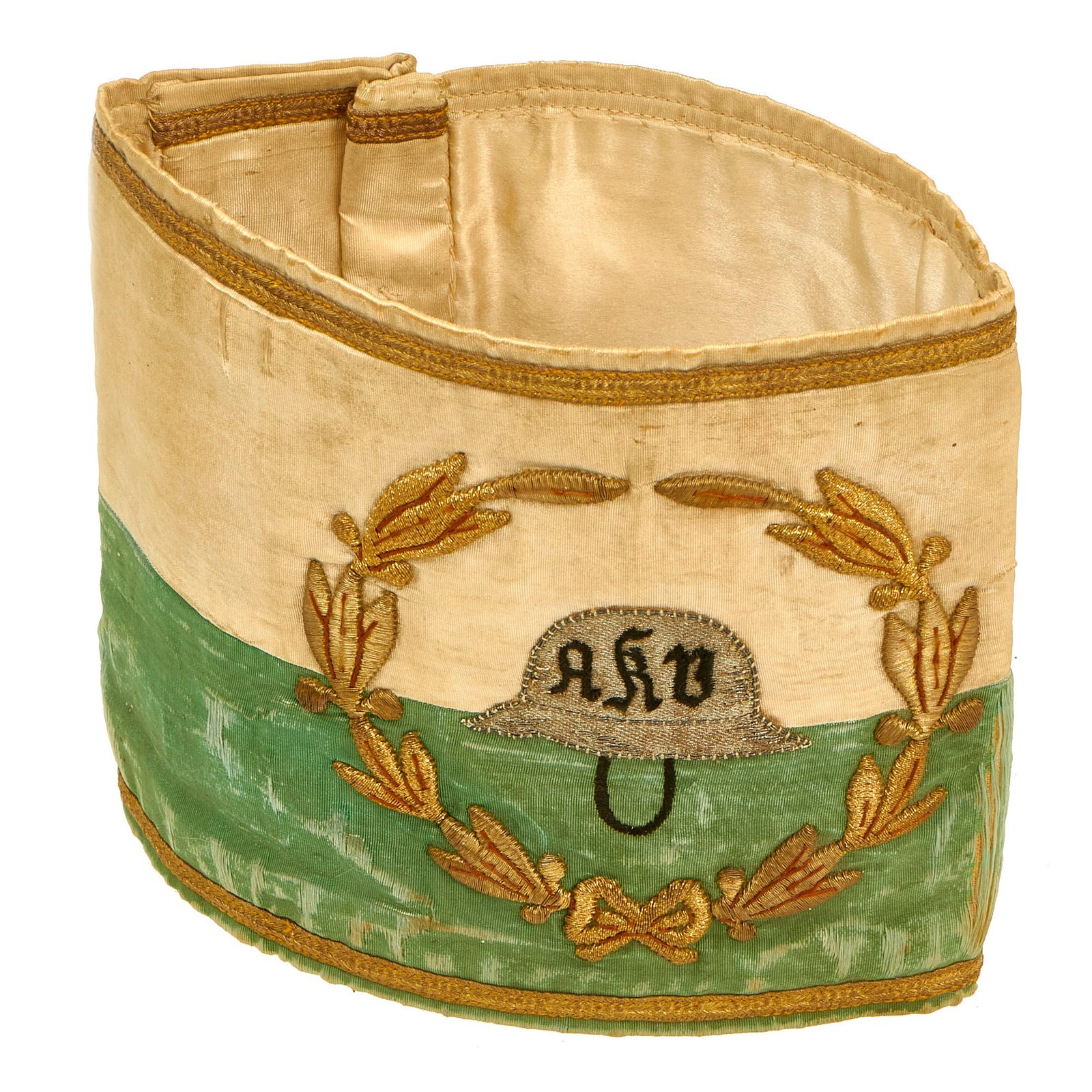 Buy Original Austro-Hungarian WWI Veteran’s League Post Leader’s Armband - 15” x 6” | Original Firearms Antique For Sale