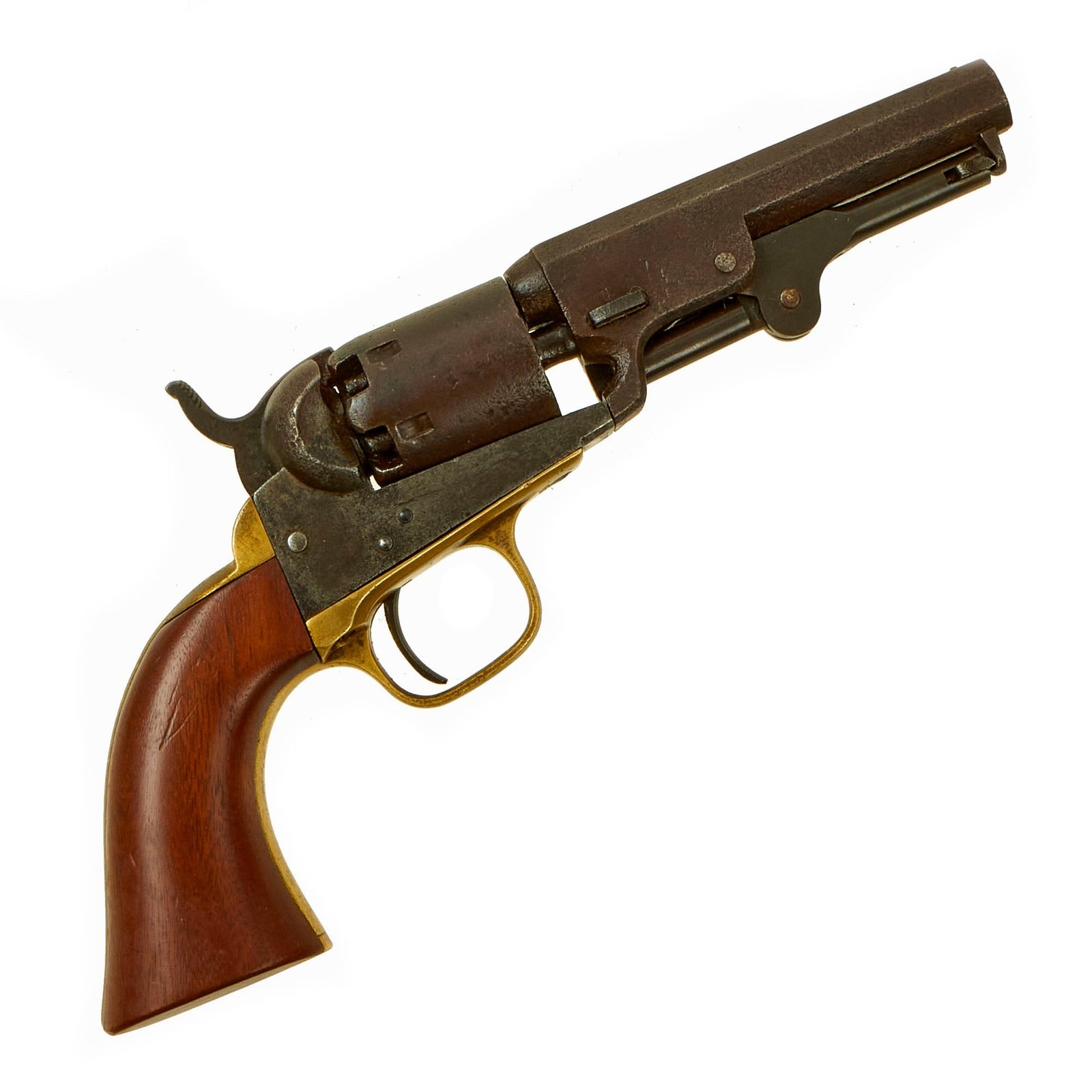 Buy Original U.S. Civil War Colt M1849 Pocket Percussion Revolver made in 1861 with 4 Inch Barrel - Serial 192873 | Original Firearms Antique For Sale
