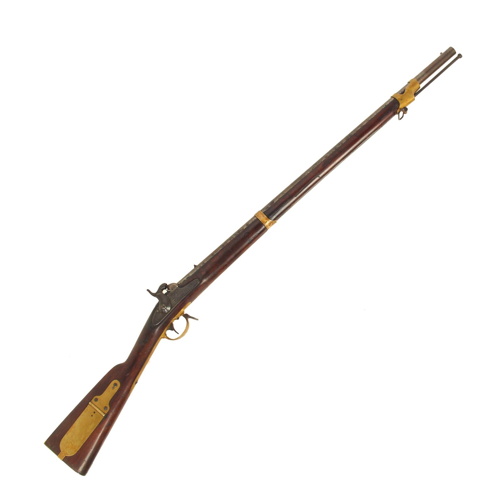 Buy Original U.S. Civil War M1841 Mississippi Rifle by Tryon in Original .54cal with Confederate Style Ramrod - dated 1848 | Original Firearms Antique For Sale