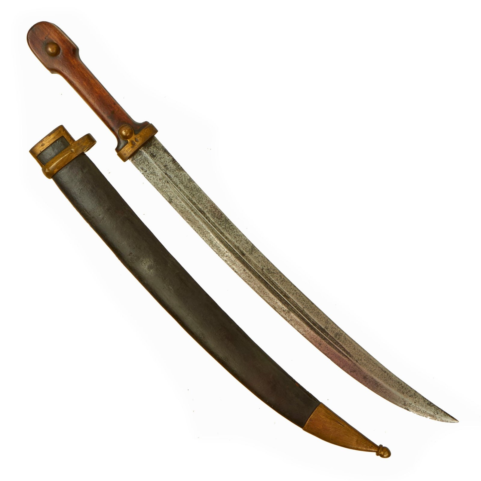 Buy Original Imperial Russian WWI M1907 "Bebut" Artillery Kindjal Short Sword with Scabbard - dated 1913 | Original Firearms Antique For Sale