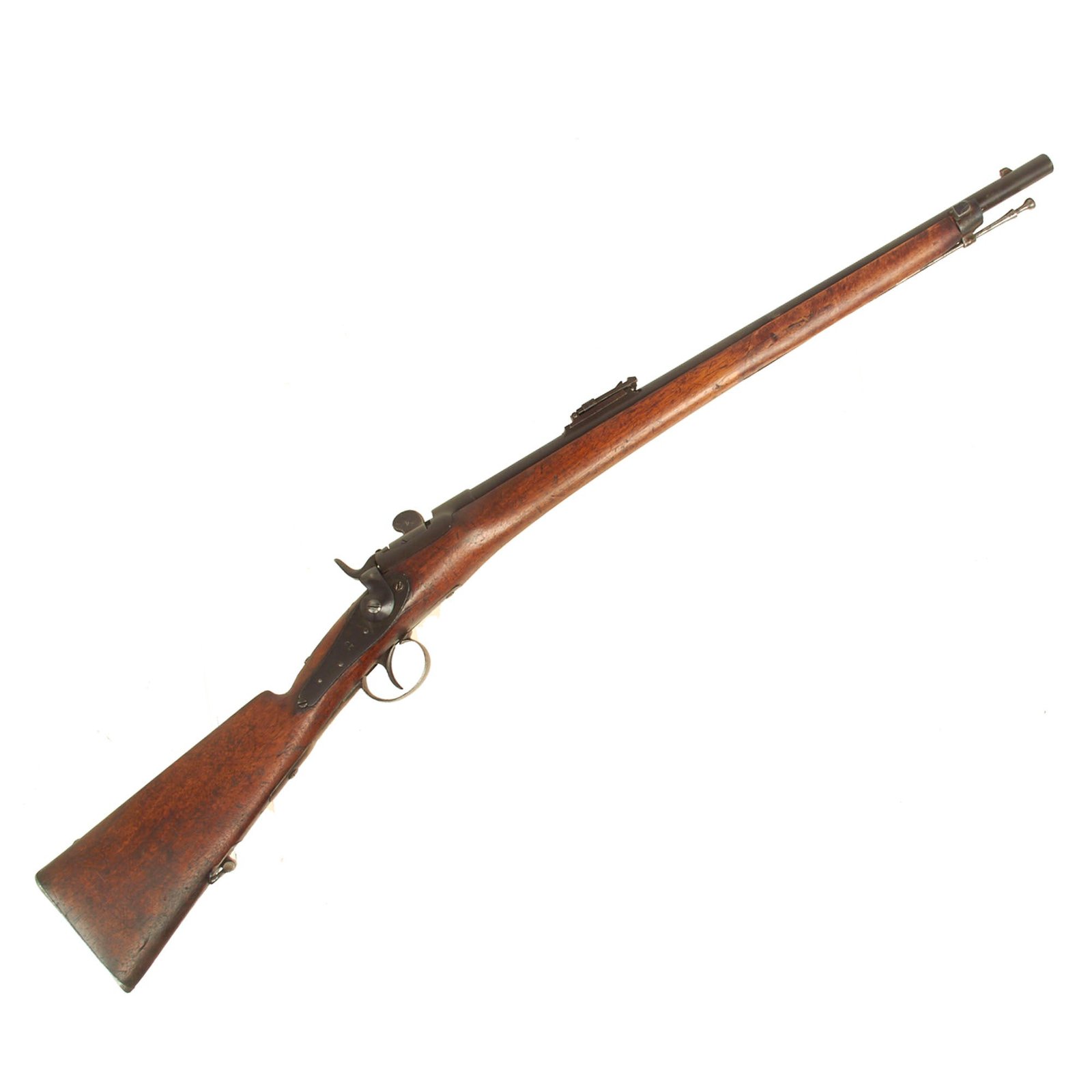 Buy Original Austro-Hungarian Model 1867/73 Werndl–Holub 11.15mm Rotary Breech Arsenal Shortened Rifle - Dated 1871 | Original Firearms Antique For Sale