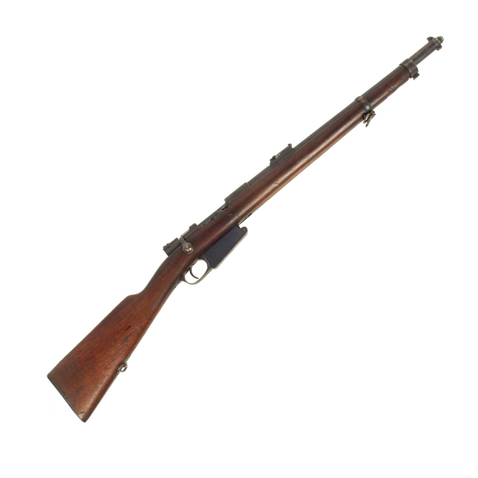 Buy Original Belgian Model 1889 Mauser Short Rifle by Fabrique Nationale dated 1889 - First Year Production - Serial H4891 | Original Firearms Antique For Sale