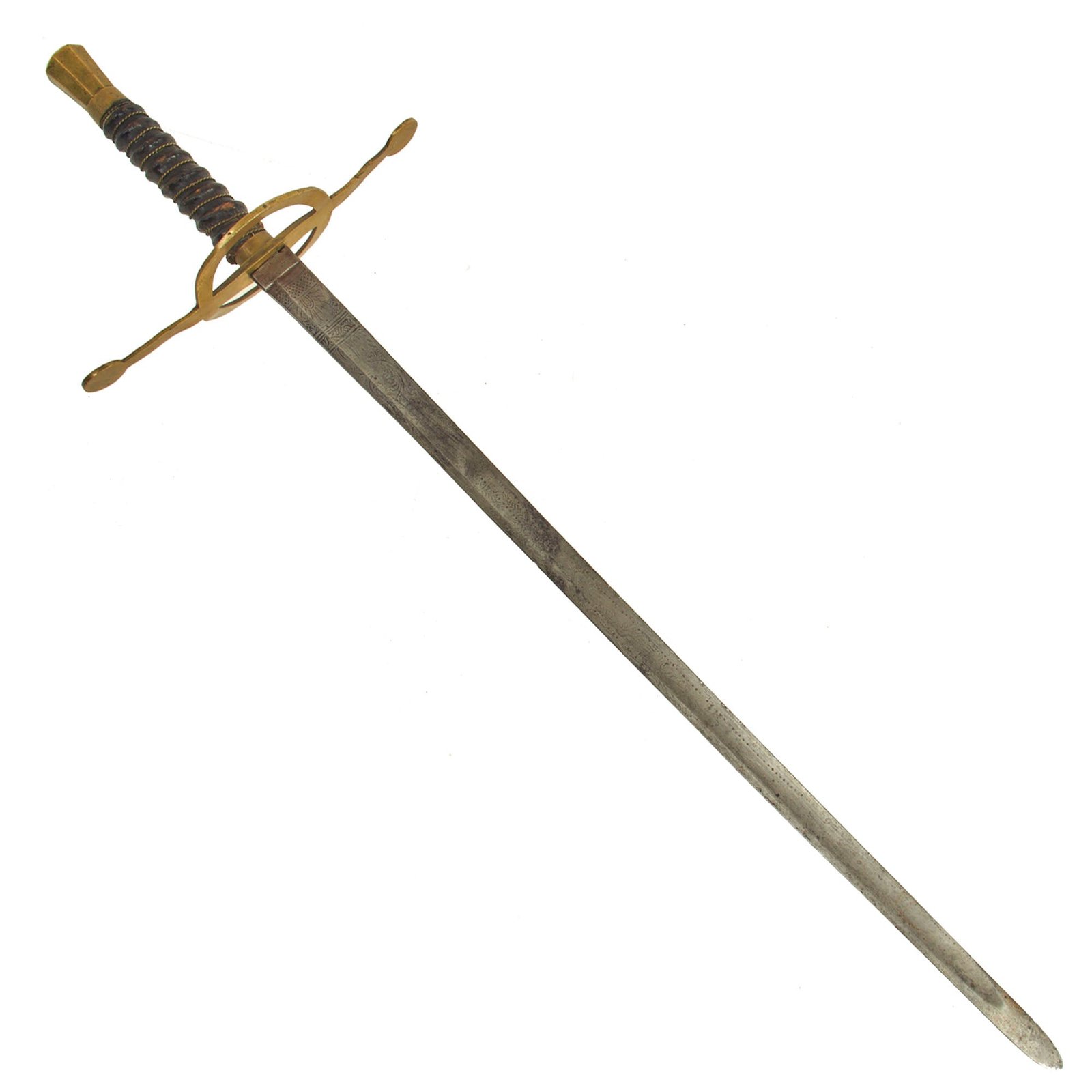 Buy Original 19th Century Victorian Copy of a 14th Century Two-Handed Longsword | Original Firearms Antique For Sale