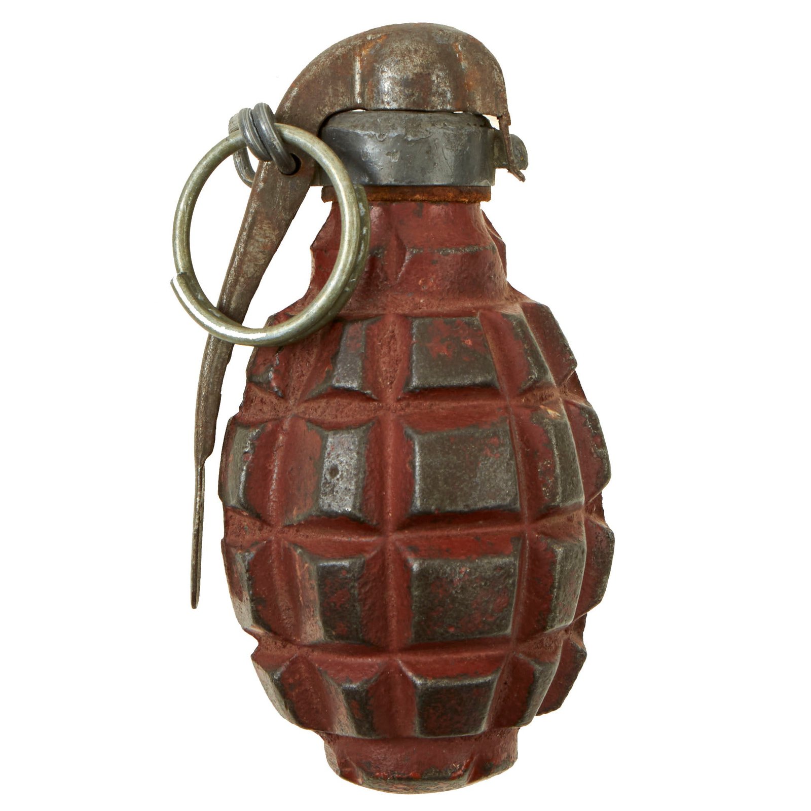Buy Original French WWI F1 Practice Hand Grenade with Billant Modèle 1916 Fuse - Inert | Original Firearms Antique For Sale