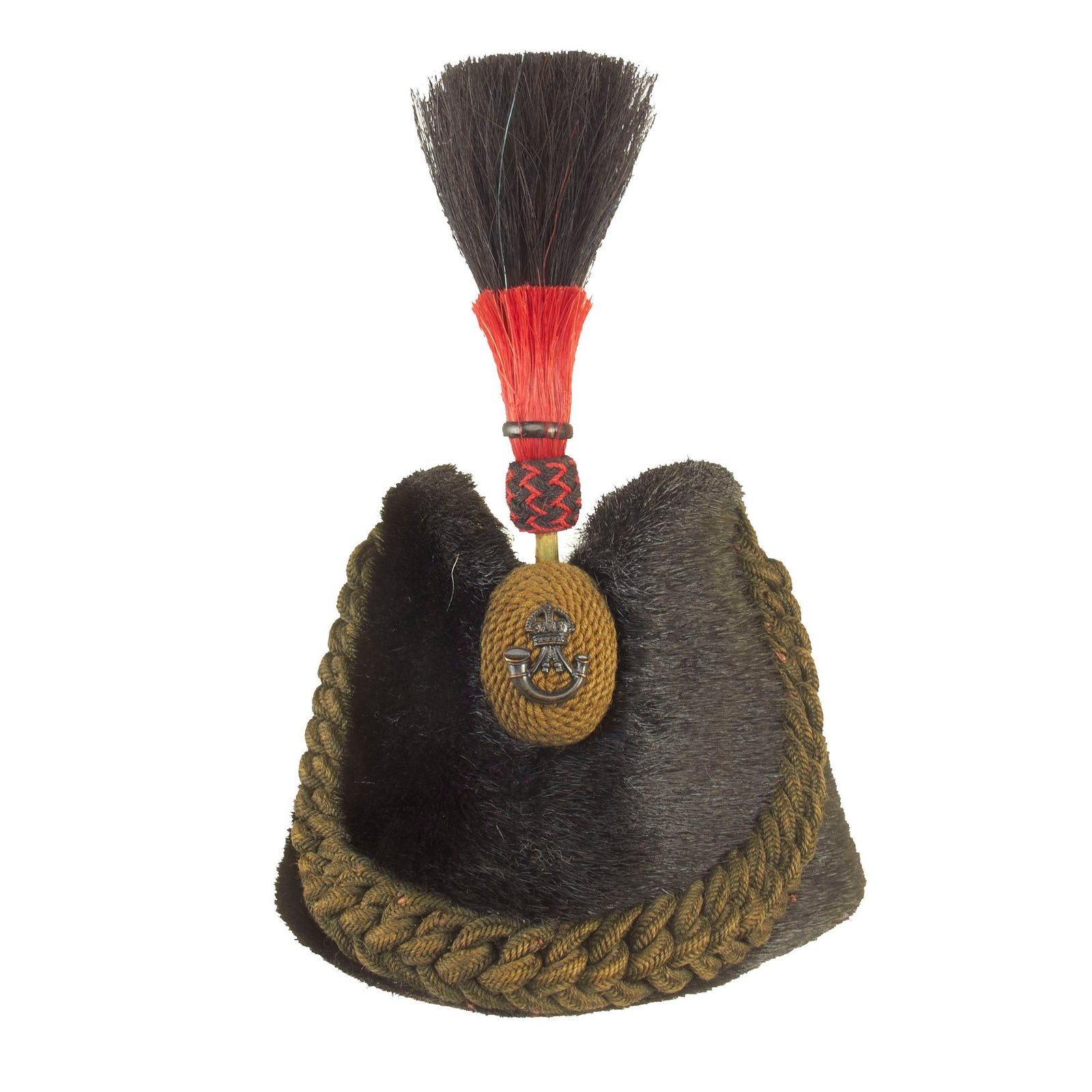 Buy Original British Pre WWI Era Rifle Regiment Sealskin Astrakhan Karakul Cap | Original Firearms Antique For Sale