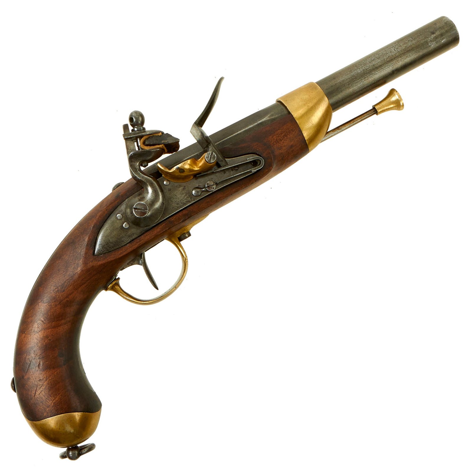Buy Original French Modèle 1816 Flintlock Pistol - Scrubbed Markings | Original Firearms Antique For Sale
