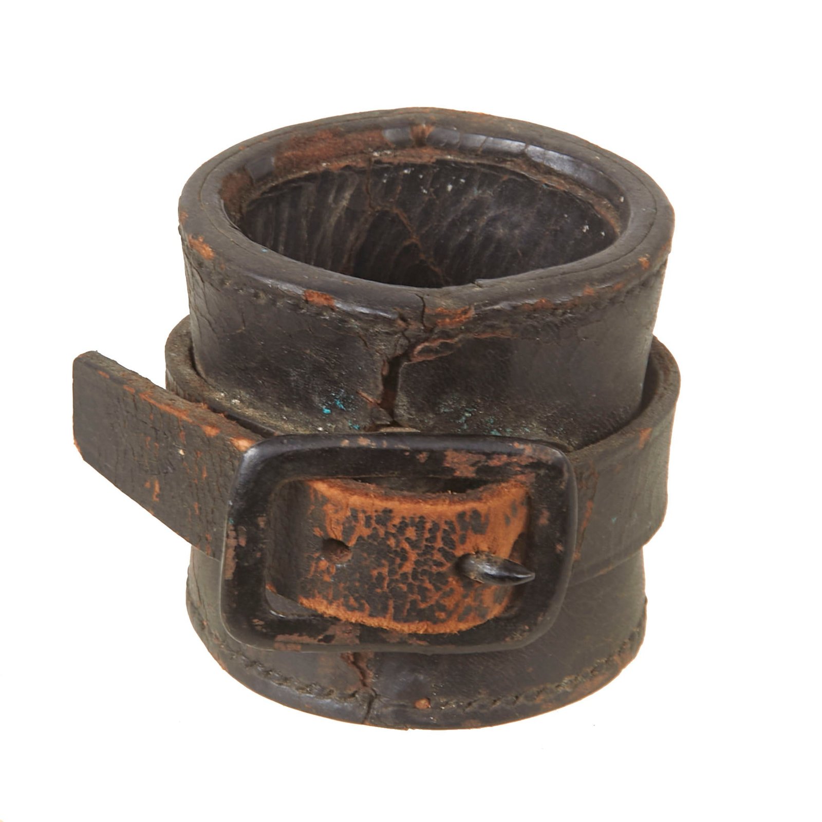 Buy Original U.S. Civil War Cavalry Carbine Leather Socket “Thimble” by E. Metzger of Philadelphia | Original Firearms Antique For Sale