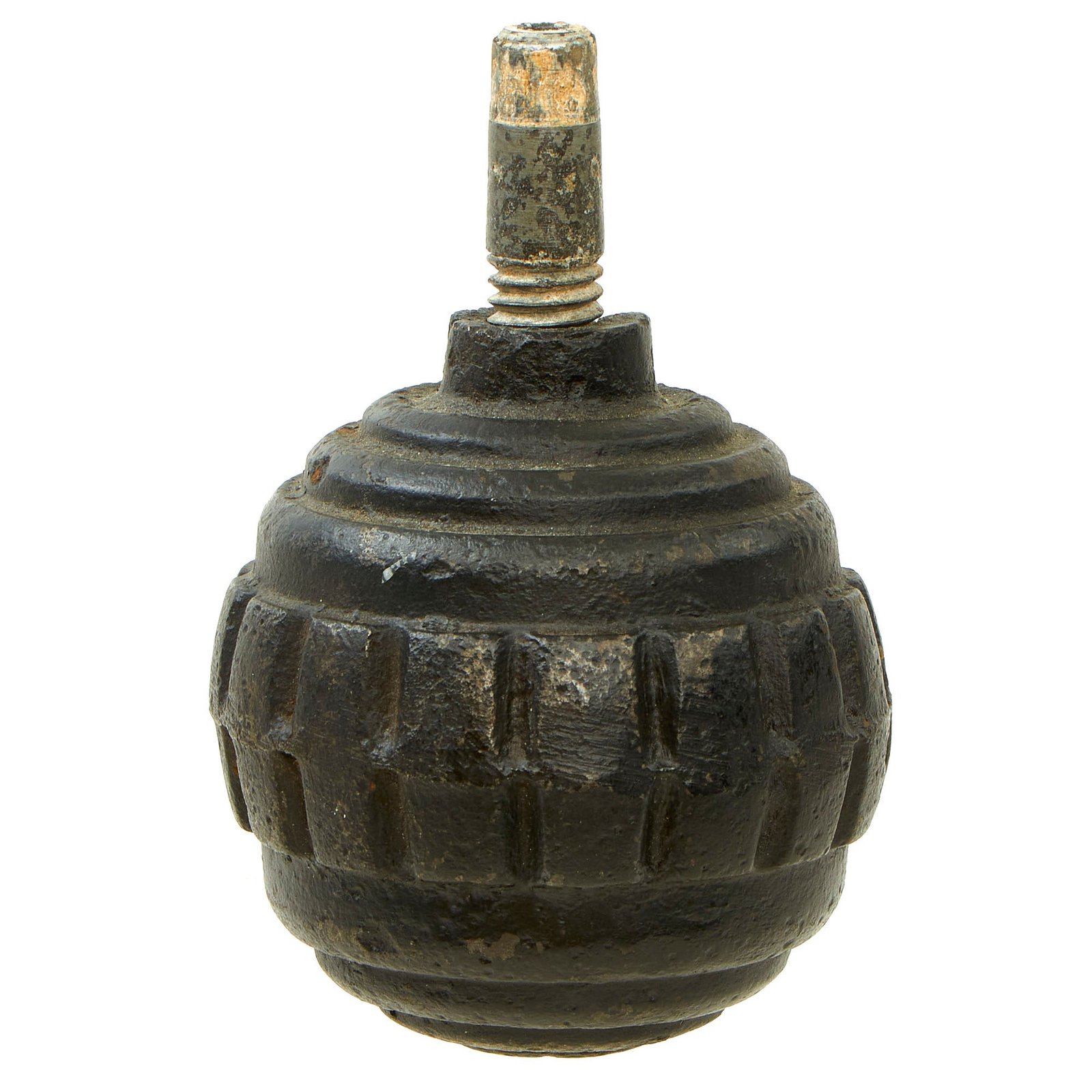 Buy Original German WWI Model 1915 n/A Ball Hand Fragmentation Inert Grenade - Kugelhandgranate | Original Firearms Antique For Sale