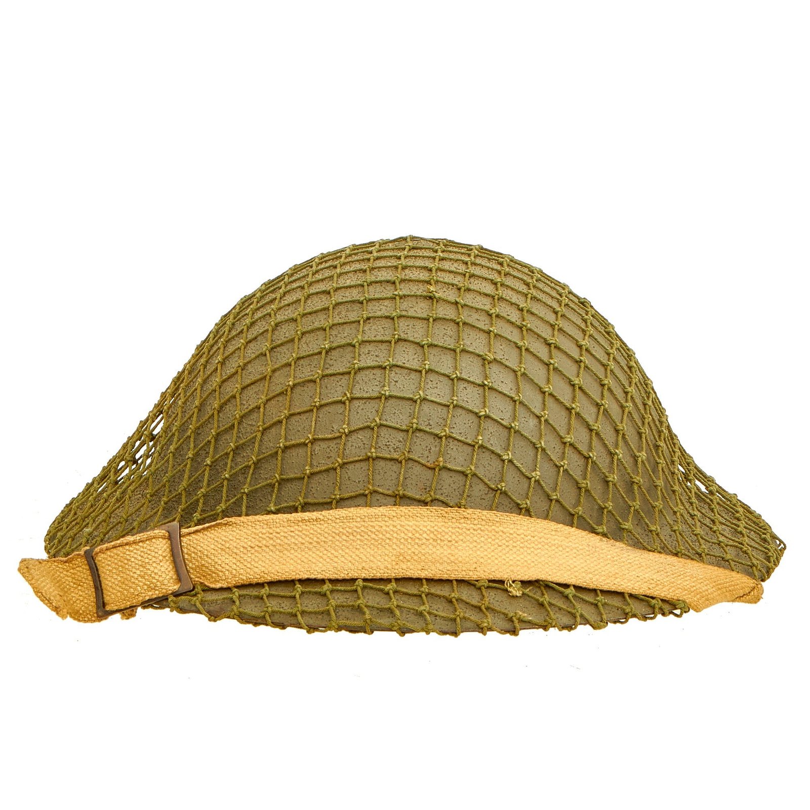 Buy Original Rare Excellent Australian WWII Brodie MkII Steel Helmet with Helmet Net & Chinstrap - Dated 1941 | Original Firearms Antique For Sale