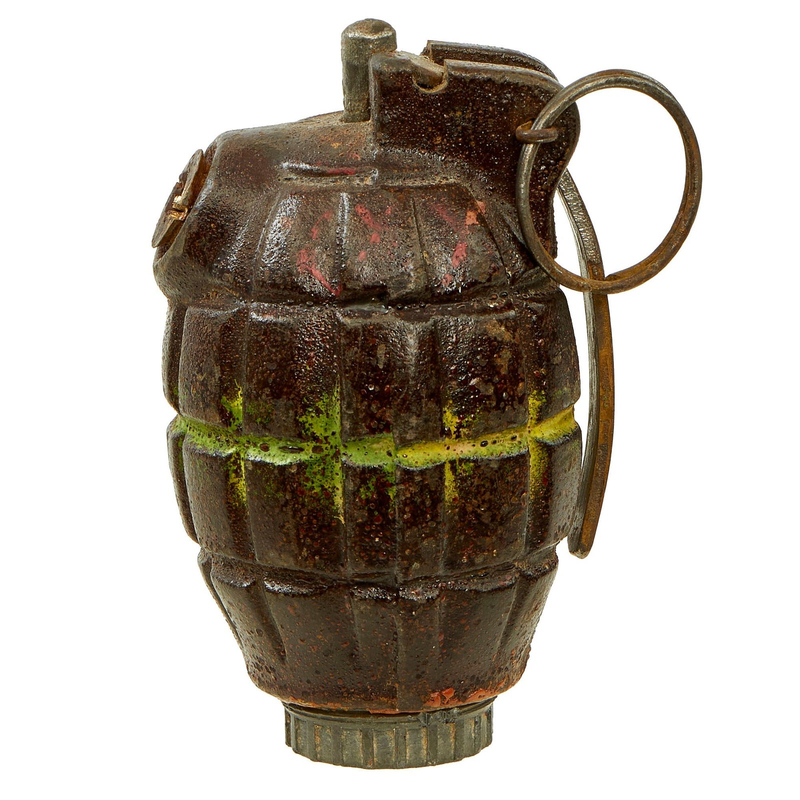 Buy Original British WWII Inert Mills Bomb No. 36M MKI Grenade by Joseph Parks & Sons of Wilenhall, Staffordshire - dated 1943 | Original Firearms Antique For Sale