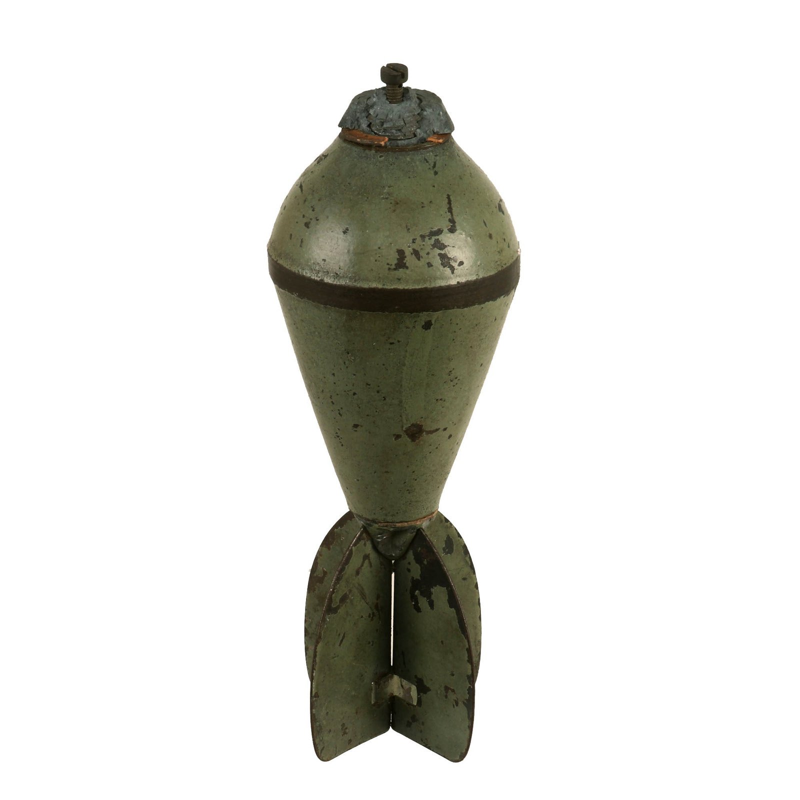Buy Original French WWI Pneumatic Mortar “Type A” Bomb For The Brandt 60mm Pneumatic Mortar - Inert | Original Firearms Antique For Sale