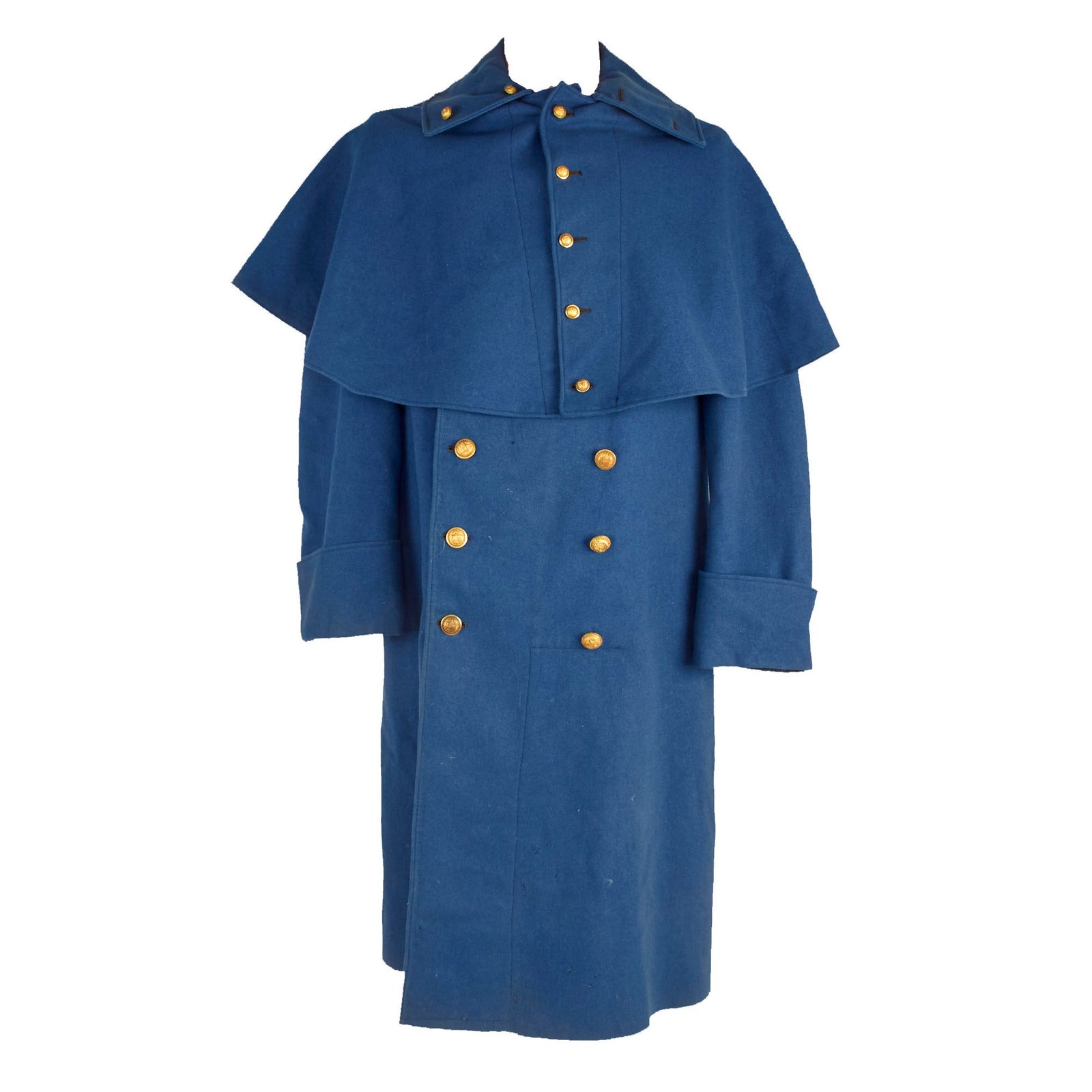 Buy Original U.S. Indian Wars State of New York Officers’ “Saxony Blue” Model 1851 Greatcoat | Original Firearms Antique For Sale