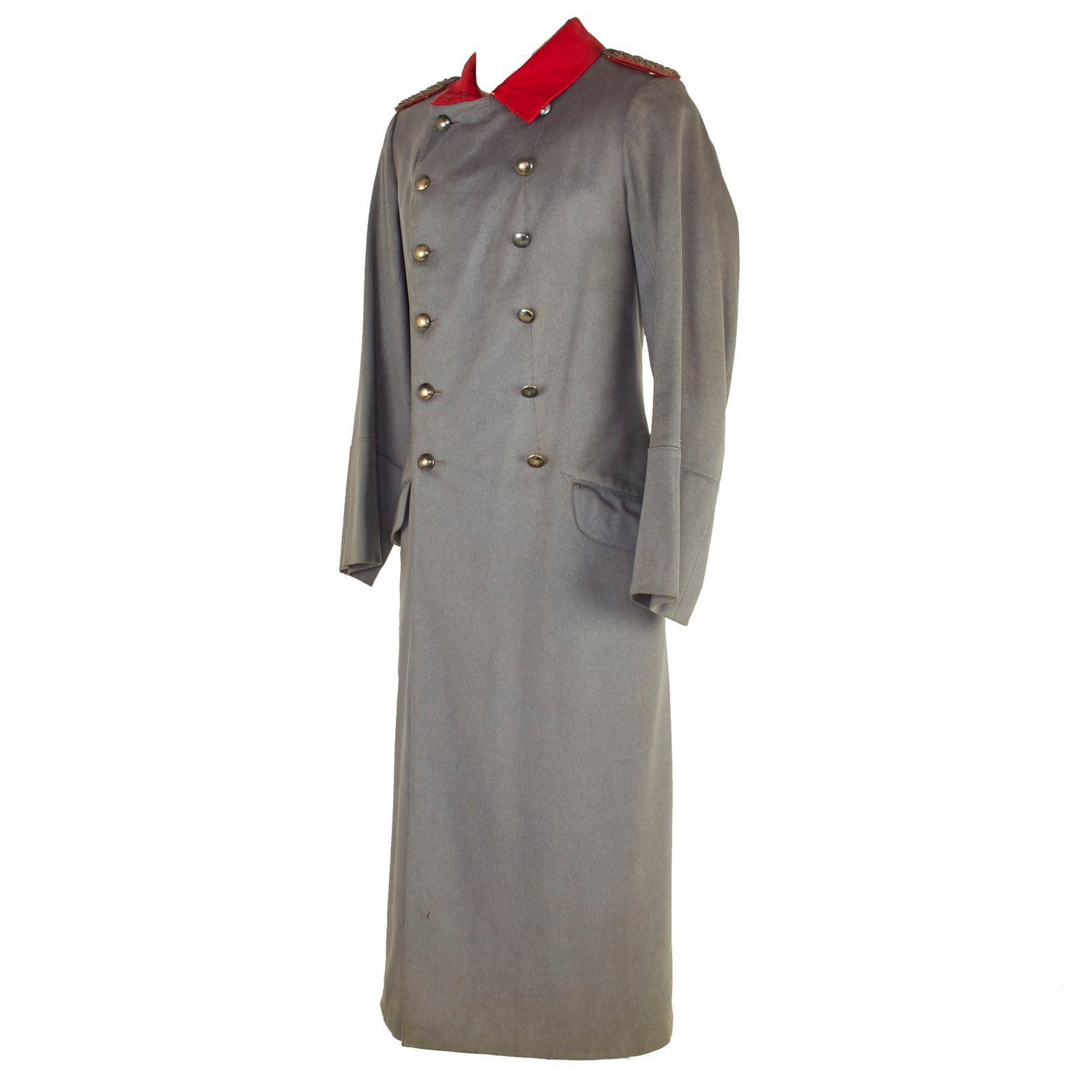 Buy Original Imperial German WWI Prussian Infantry Officer Sable Gray M-1915 Greatcoat | Original Firearms Antique For Sale
