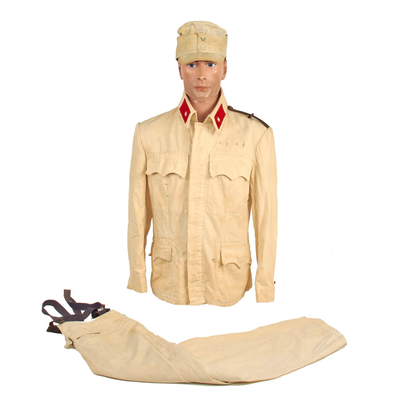 Buy Original Austro-Hungarian WWI Enlisted Summerweight White Field Uniform Set With Cap - Dated 1917 | Original Firearms Antique For Sale
