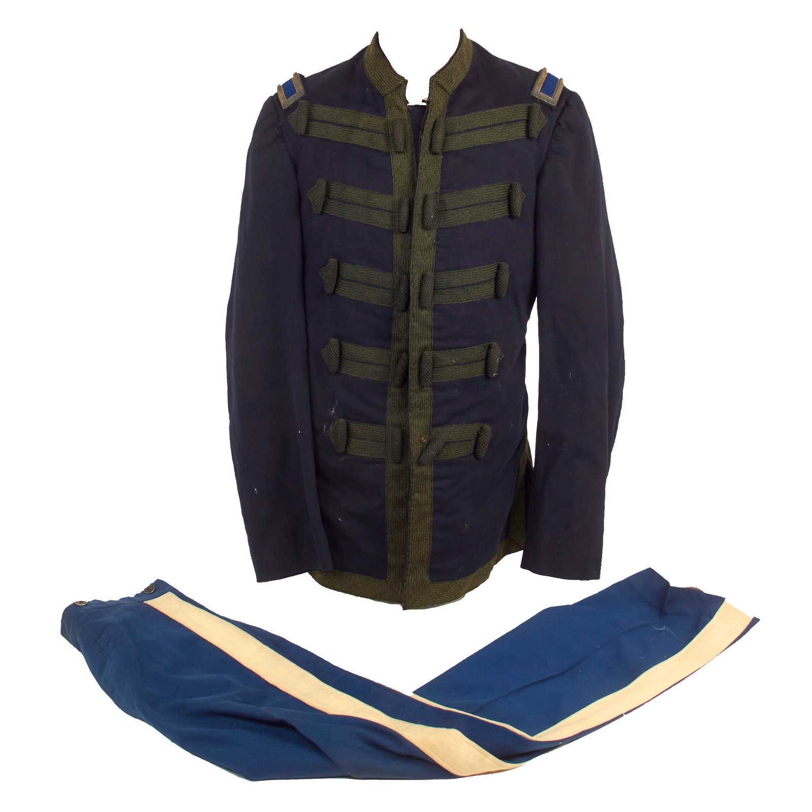 Buy Original U.S. Spanish-American War Era US Army 2nd Lieutenant Model 1892 Undress Blouse With Blue Trousers | Original Firearms Antique For Sale