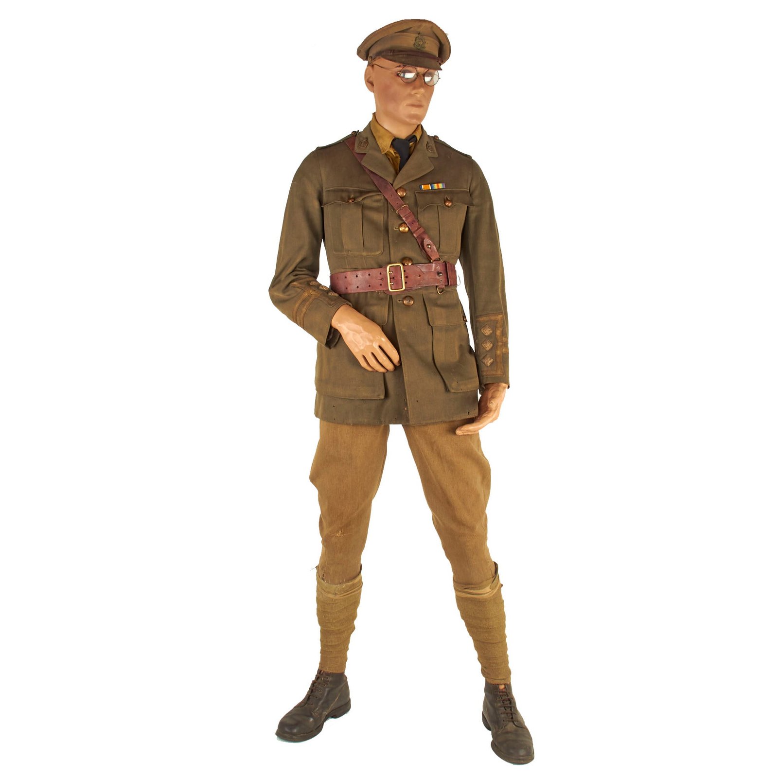 Buy Original WWI Canadian Army Medical Corps Captain’s Cuff Rank Uniform Grouping - Attributed to Captain Dr. Benjamin MacNaughton | Original Firearms Antique For Sale