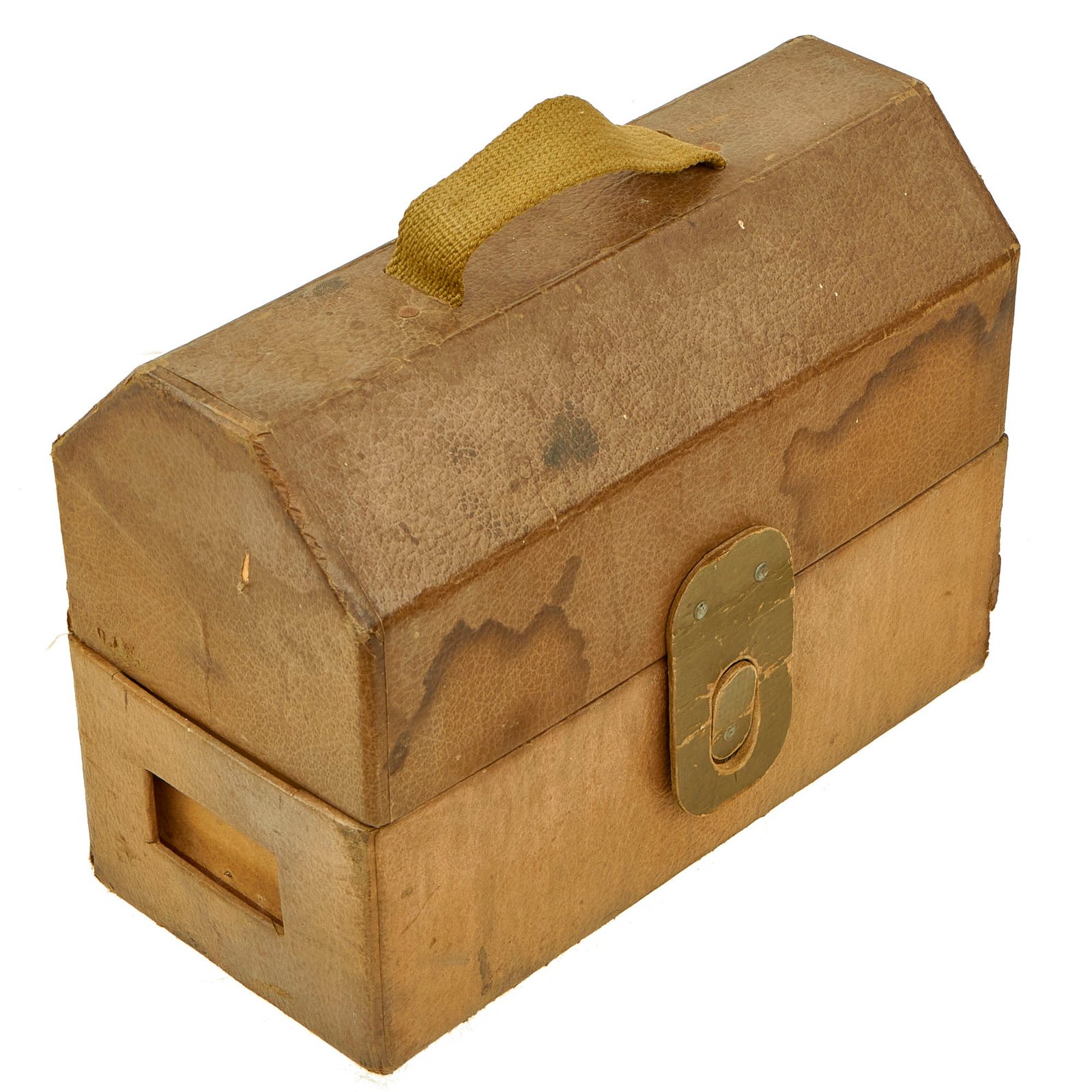 Buy Original U.S. WWII United States Homefront Wartime Economy War Industry Lunchbox Made From Cardboard To Save Steel | Original Firearms Antique For Sale