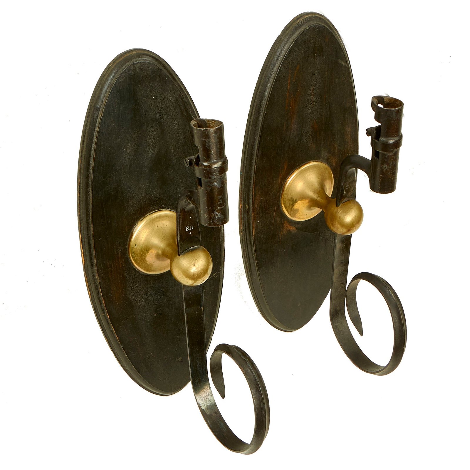 Buy Original U.S. Springfield Trapdoor M1873 Rifle Socket Bayonets Repurposed As a Sconces by Bannerman’s - 2 Items | Original Firearms Antique For Sale