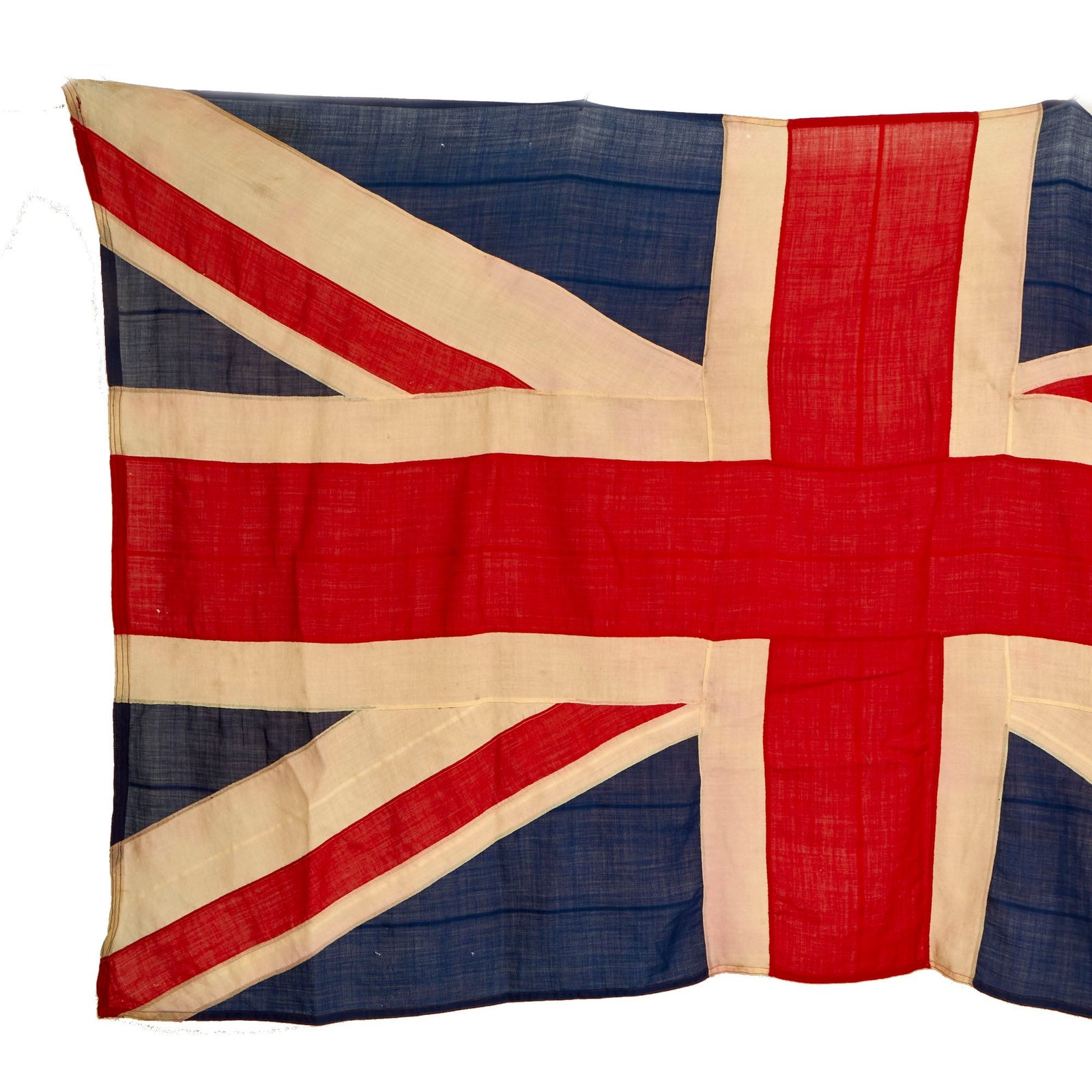 Buy Original British WWI Era Union Jack Multi-Piece Wool Flag - 51” x 100” | Original Firearms Antique For Sale
