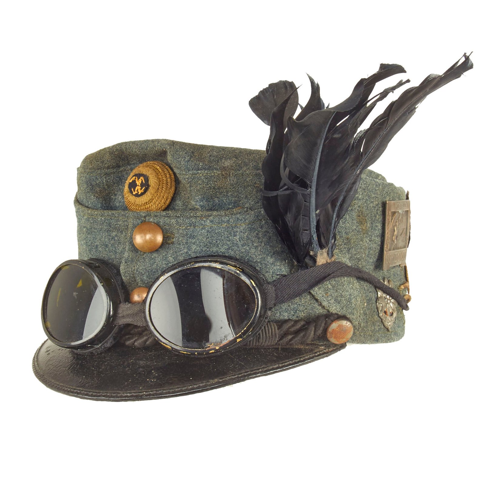 Buy Original Rare WWI Austro-Hungarian  Alpine Troops Cap-13th Schutzen Division Officer- Dated 1916 | Original Firearms Antique For Sale