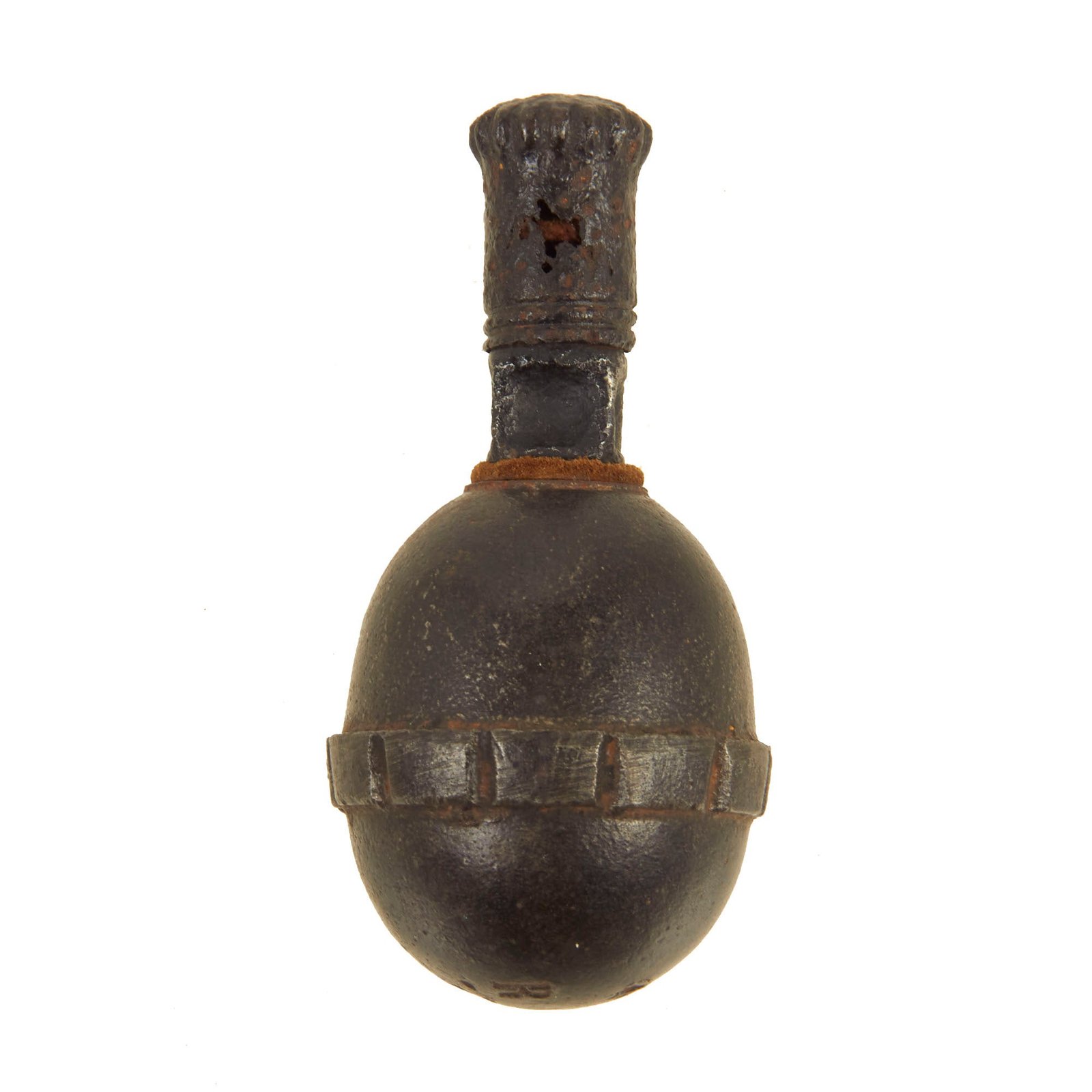 Buy Original German WWI Model 1917 n/A Inert Egg Hand Fragmentation Grenade - Eierhandgranate | Original Firearms Antique For Sale