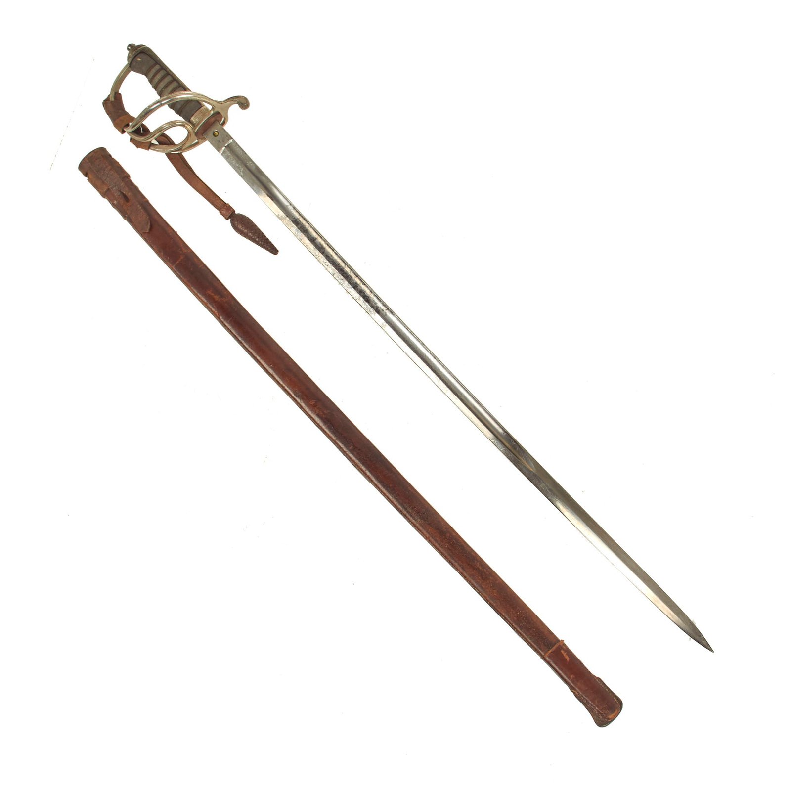 Buy Original British WWI P-1895 Artillery Officer's Sword by R. Grover with Scabbard | Original Firearms Antique For Sale