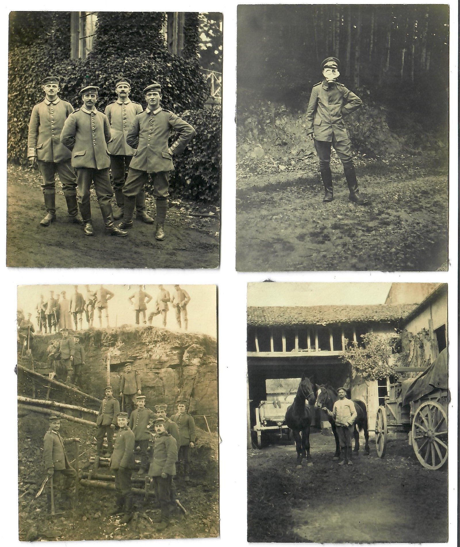 Buy Original Imperial German WWI Personal Photograph Collection With Writing and Images of Downed Aircraft - 84 Pictures | Original Firearms Antique For Sale